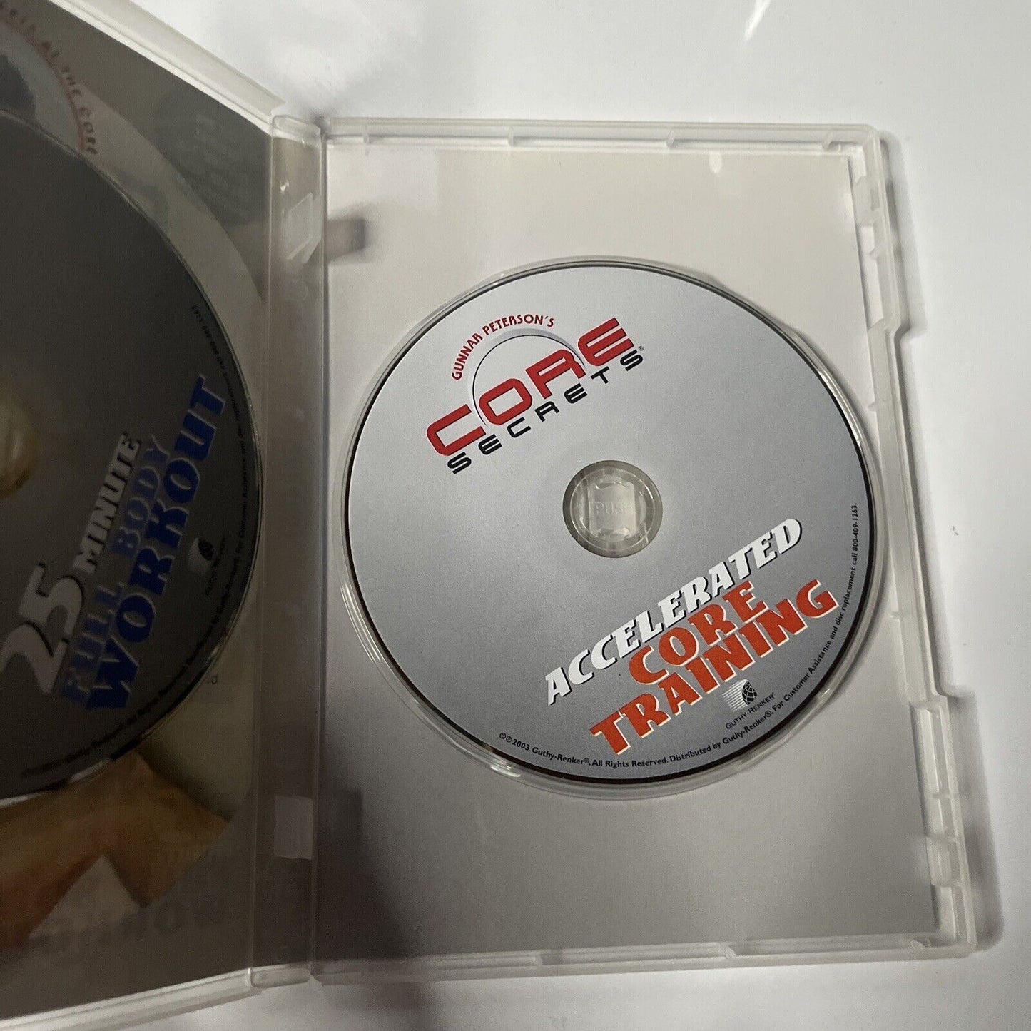 Gunnar Peterson's Core Secrets 25min Body Workout / Accelerated Core DVD Region1