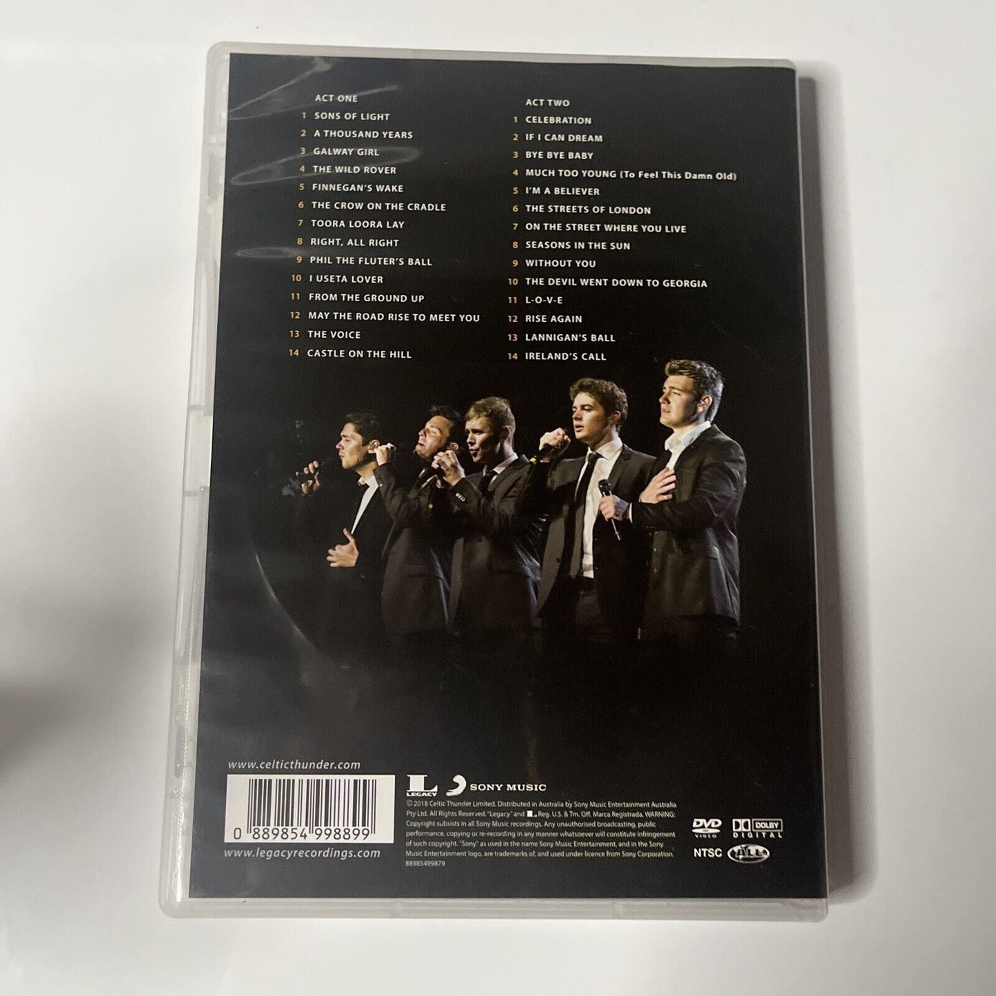 Celtic Thunder X - Double Deluxe Edition (DVD, 2018) All Regions