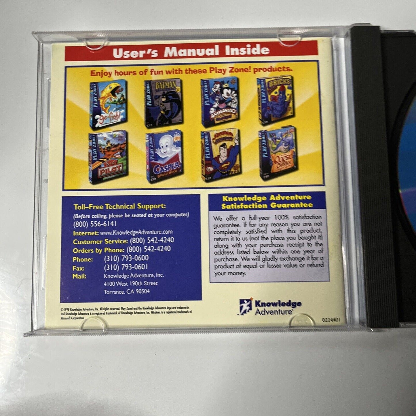 Go-Fish Play Done! PC CD-ROM Windows 95
