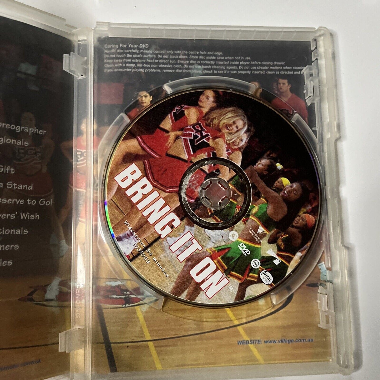 Bring It On (DVD, 2000) Kirsten Dunst, Eliza Dushku, Jesse Bradford Region 4