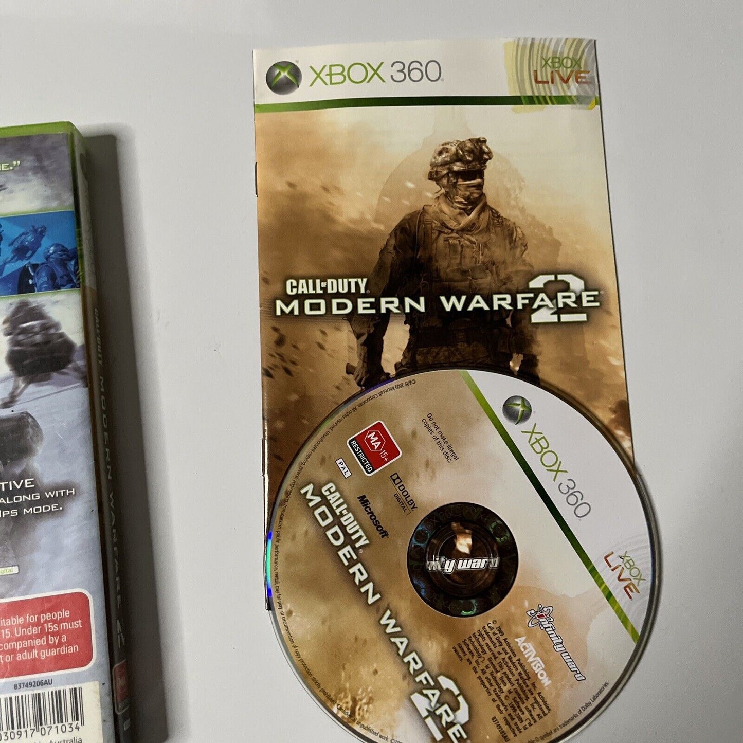 Call of Duty Modern Warfare 2 - Microsoft Xbox 360 Game With Manual PAL