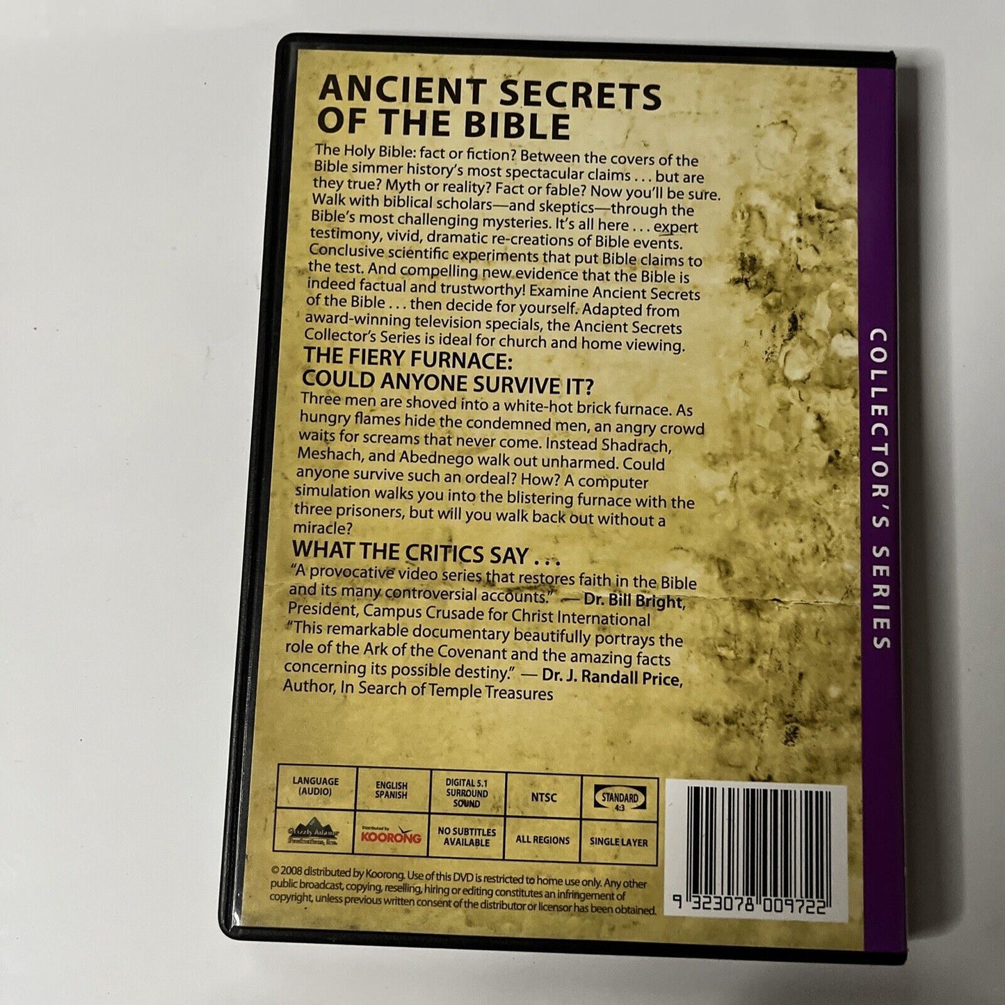 Ancient Secrets of the Bible - The Fiery Furnace: Could Anyone Survive It DVD