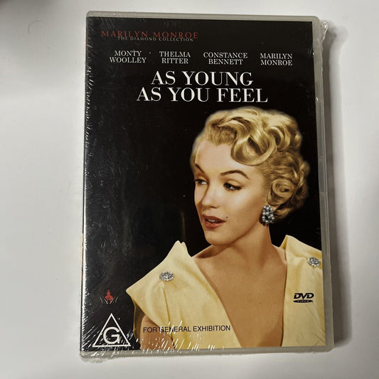 *New Sealed* As Young As You Feel (DVD, 1951) Marilyn Monroe. Region 4