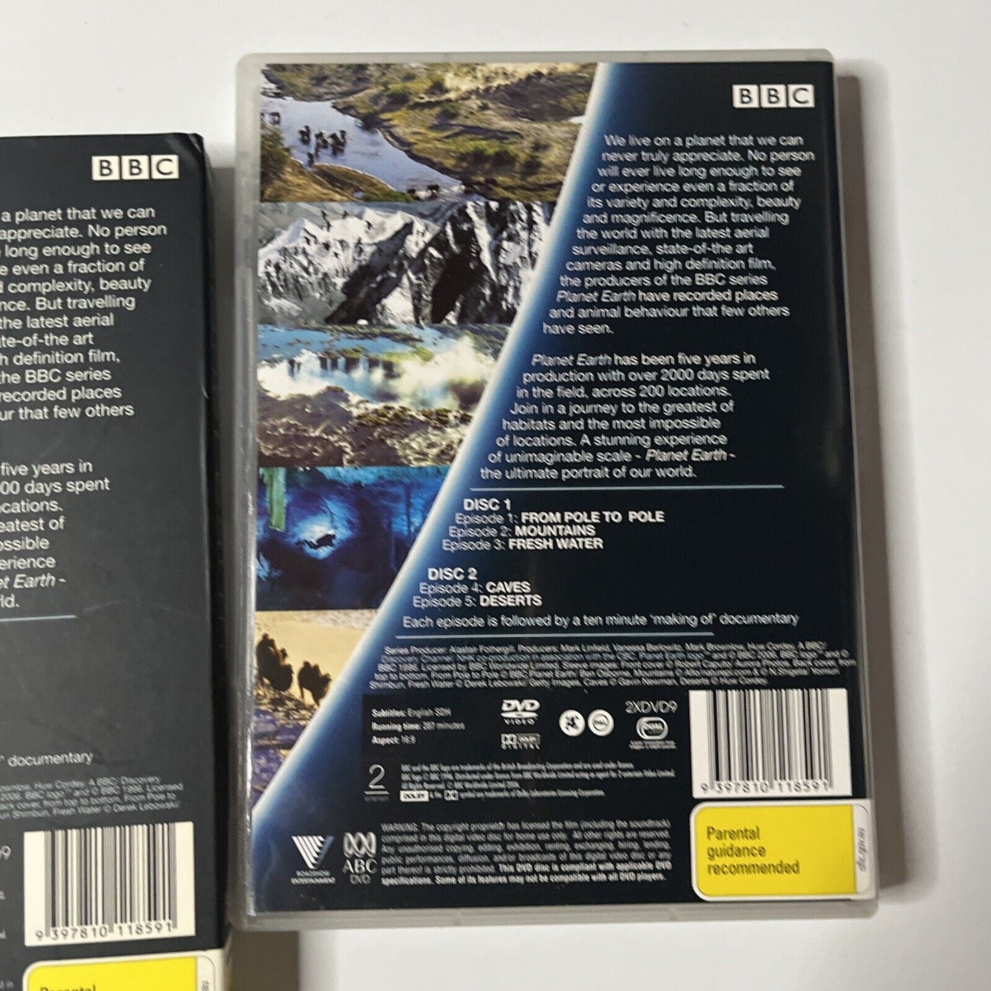 BBC Planet Earth - Part 1 (DVD, 2006, 2-Disc) Region 4
