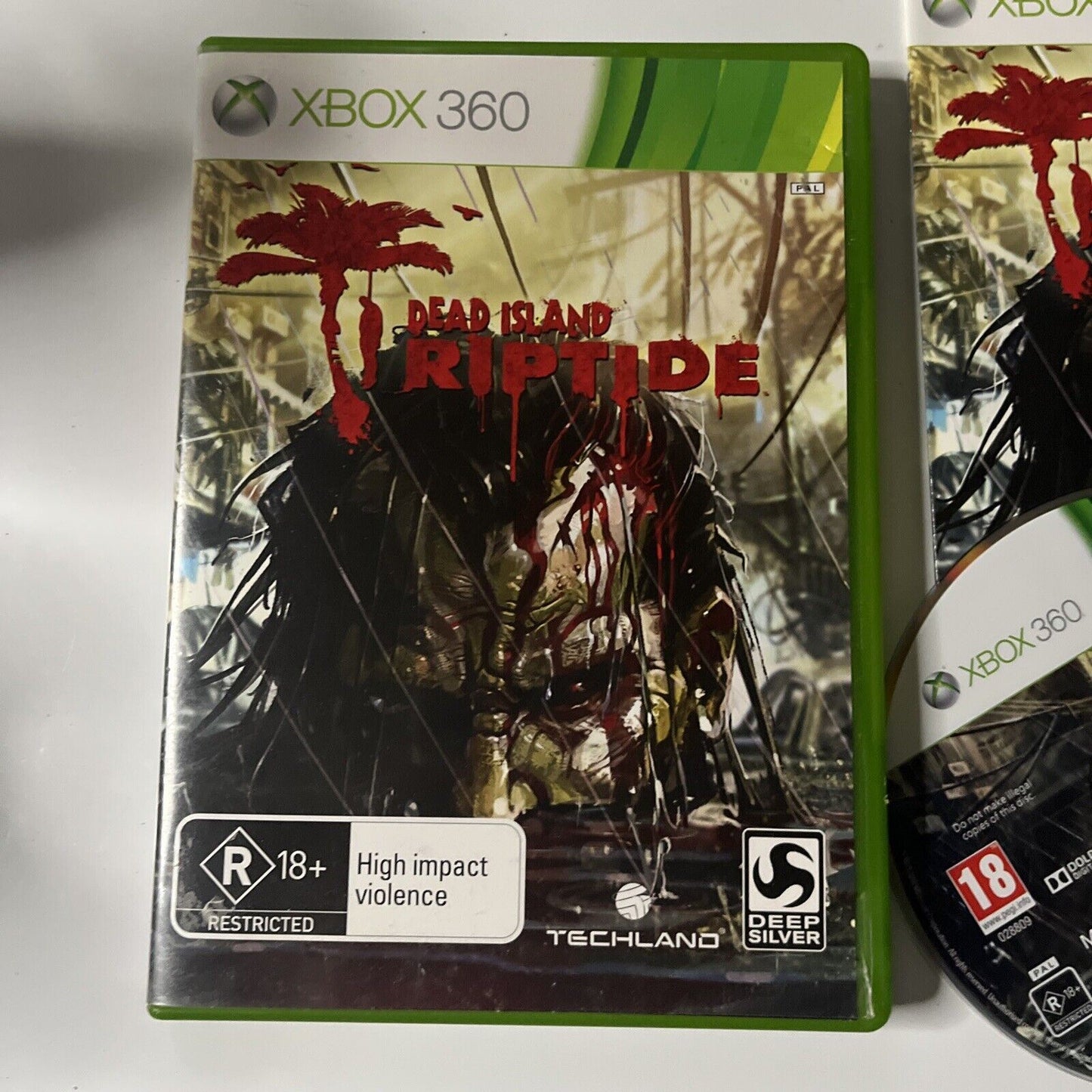 Dead Island Riptide Xbox 360 Game With Manual PAL