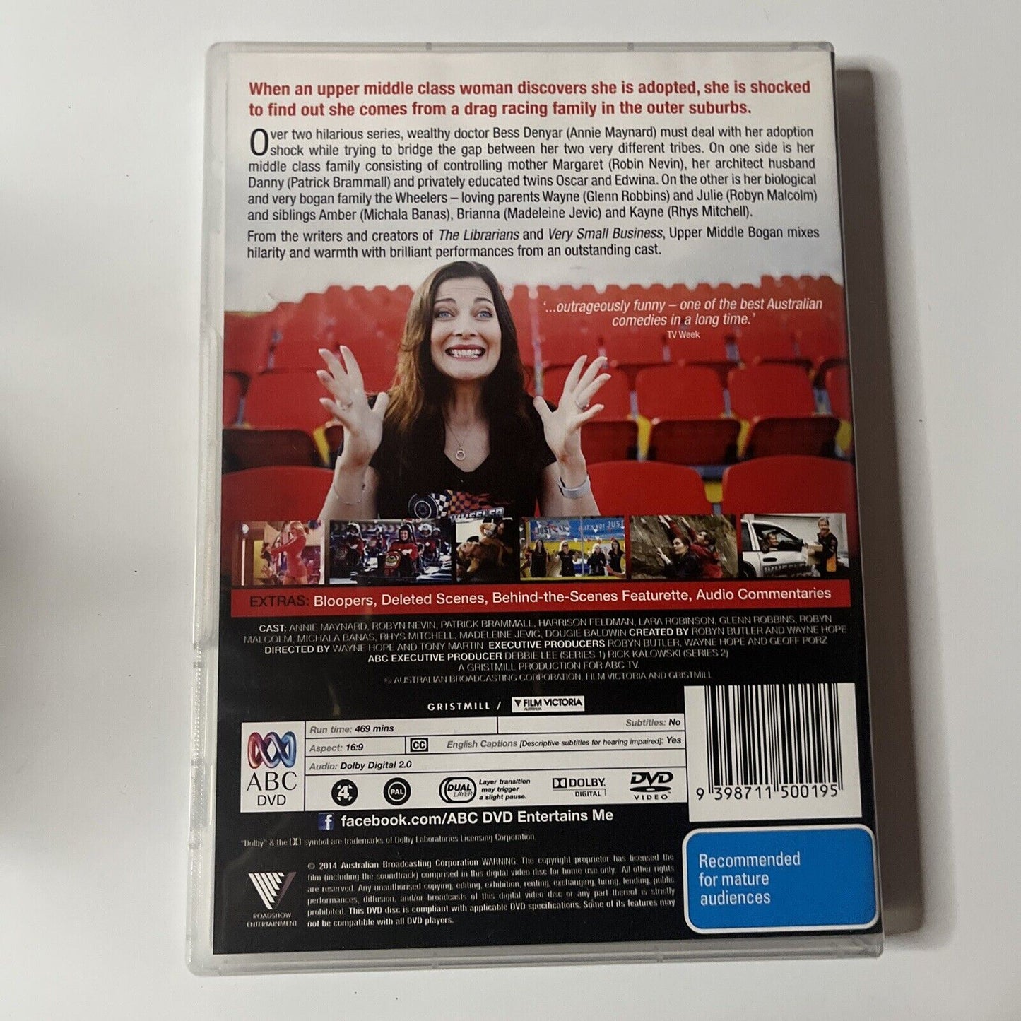 Upper Middle Bogan : Series 1-2 (DVD, 2014, 4-Disc) NEW Region 4