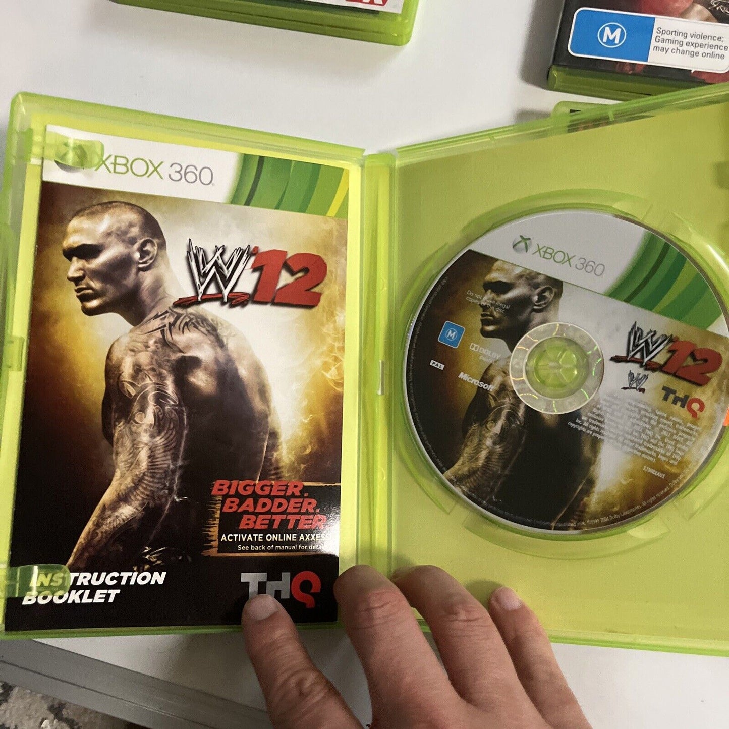 4x WWE 2K Xbox 360 Games: W2K15, W2K14, W2K12, W2K16 PAL