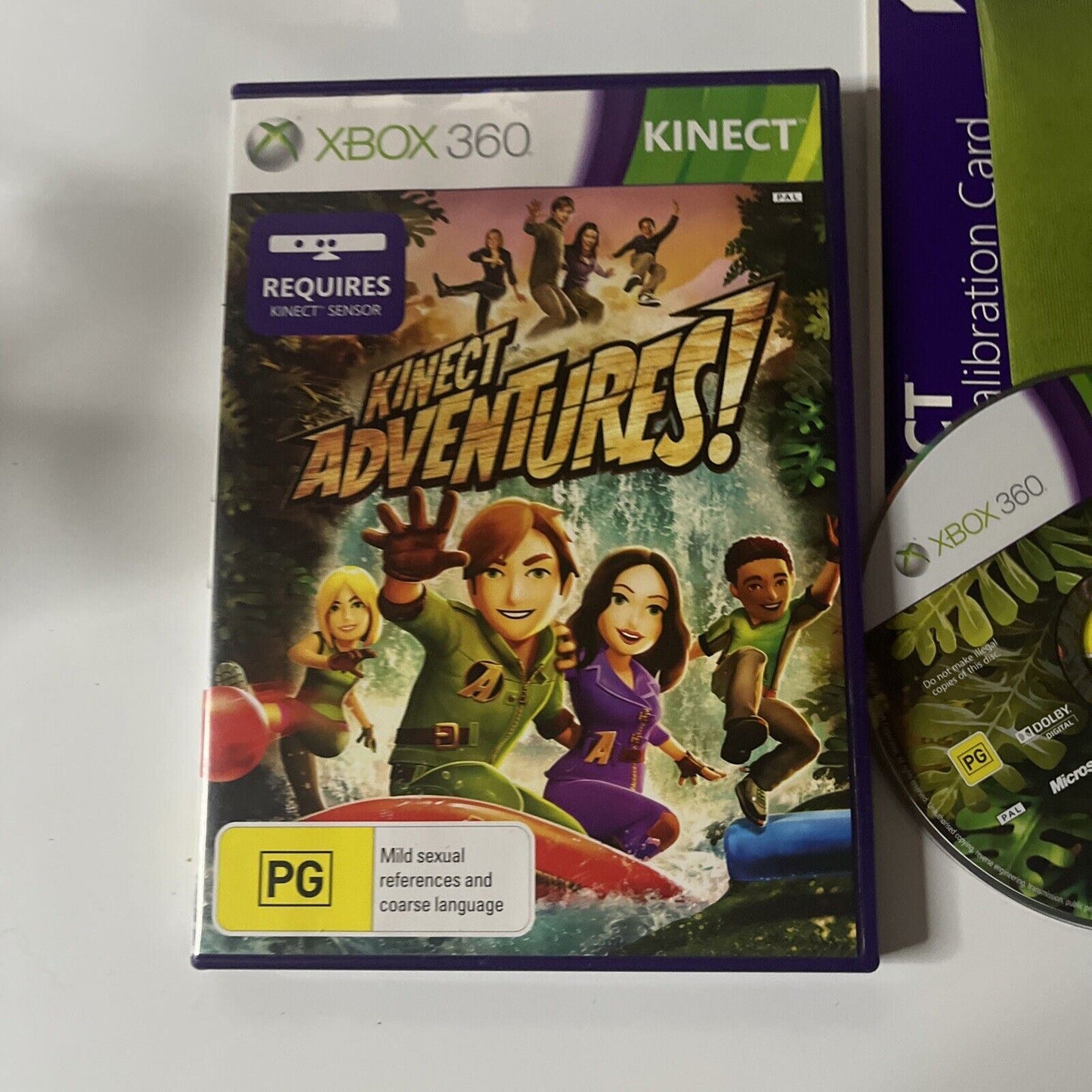 Kinect Adventures - Xbox 360 Kinect - Complete with Manual - PAL