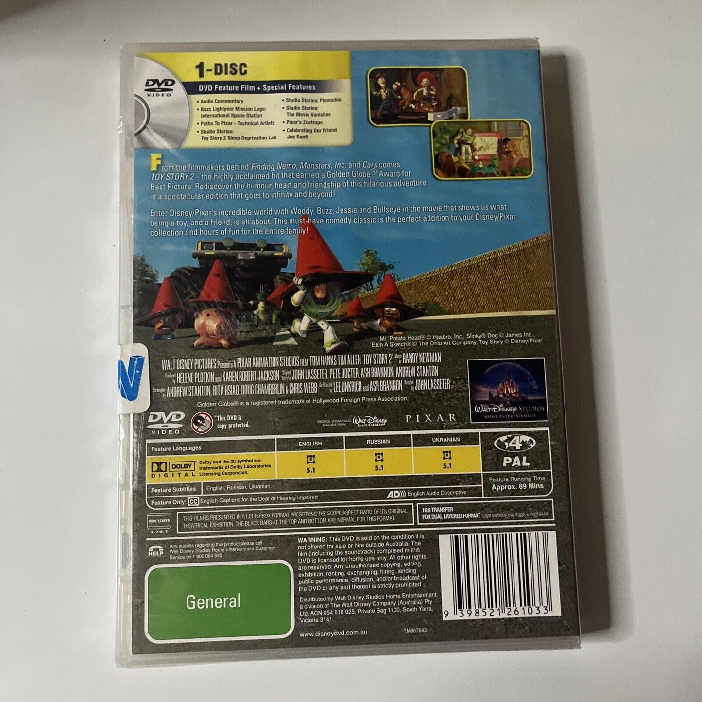 *New Sealed* Toy Story 2 - Special Edition (DVD, 1999) Tom Hanks, Region 4