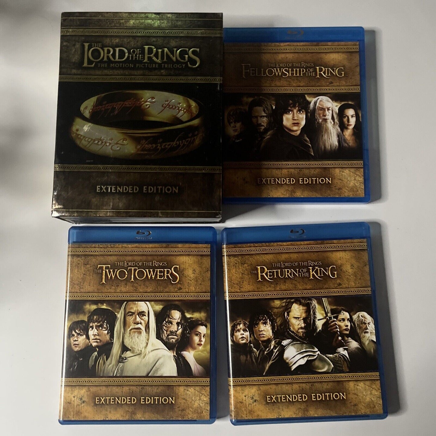 The Lord of the Rings: Trilogy Extended Edition (Bluray, 2011, 15-Disc) Region B
