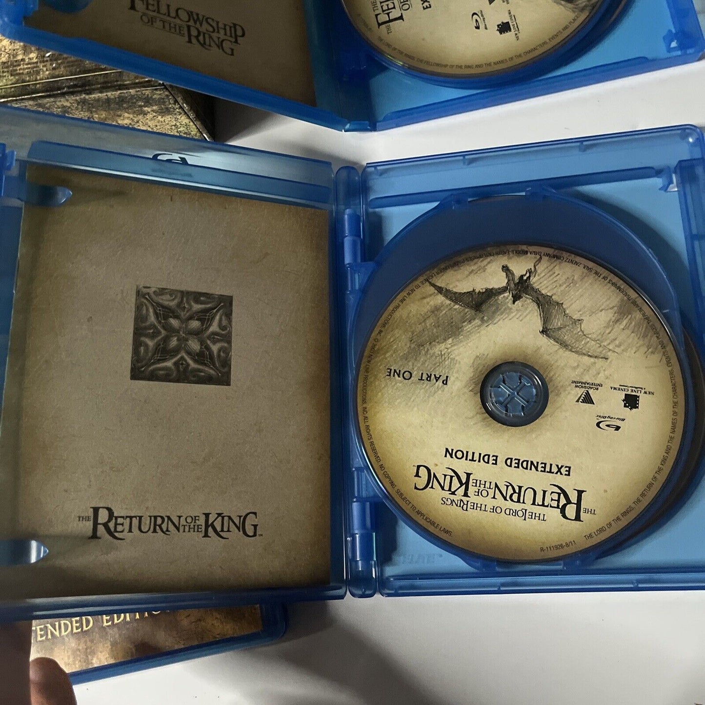 The Lord of the Rings: Trilogy Extended Edition (Bluray, 2011, 15-Disc) Region B