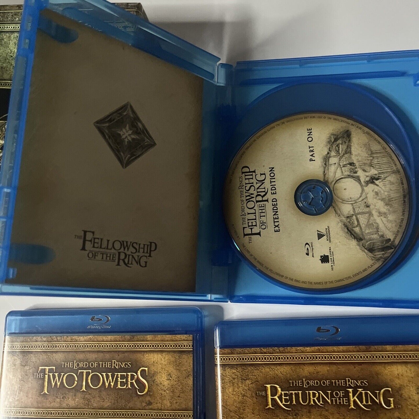 The Lord of the Rings: Trilogy Extended Edition (Bluray, 2011, 15-Disc) Region B