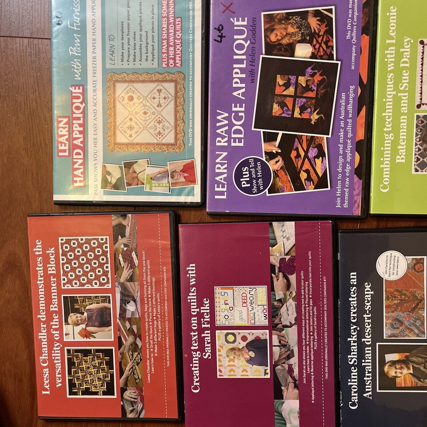 25x Quilting Tutorial DVDs and 1x Magazine Region Free