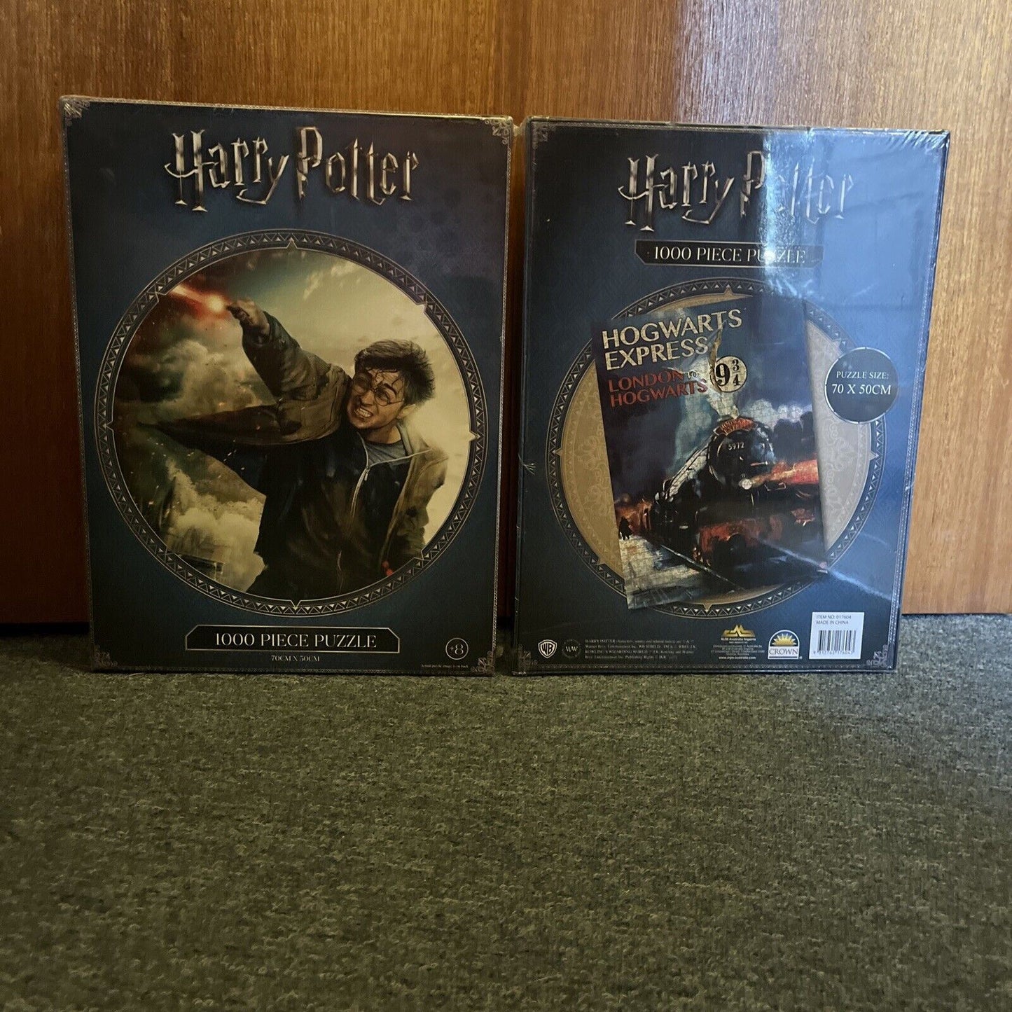 *New Sealed* 2x Harry Potter 1000 Piece Puzzle: Harry Potter & Hogwarts Express