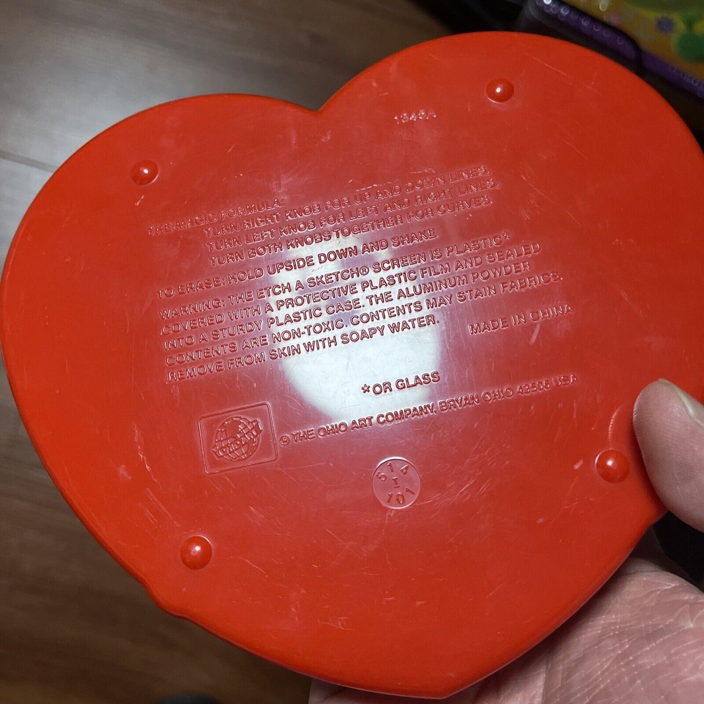 Ohio Art Etch-a-Sketch 1345A Heart Shape Valentine Day Limited Edition