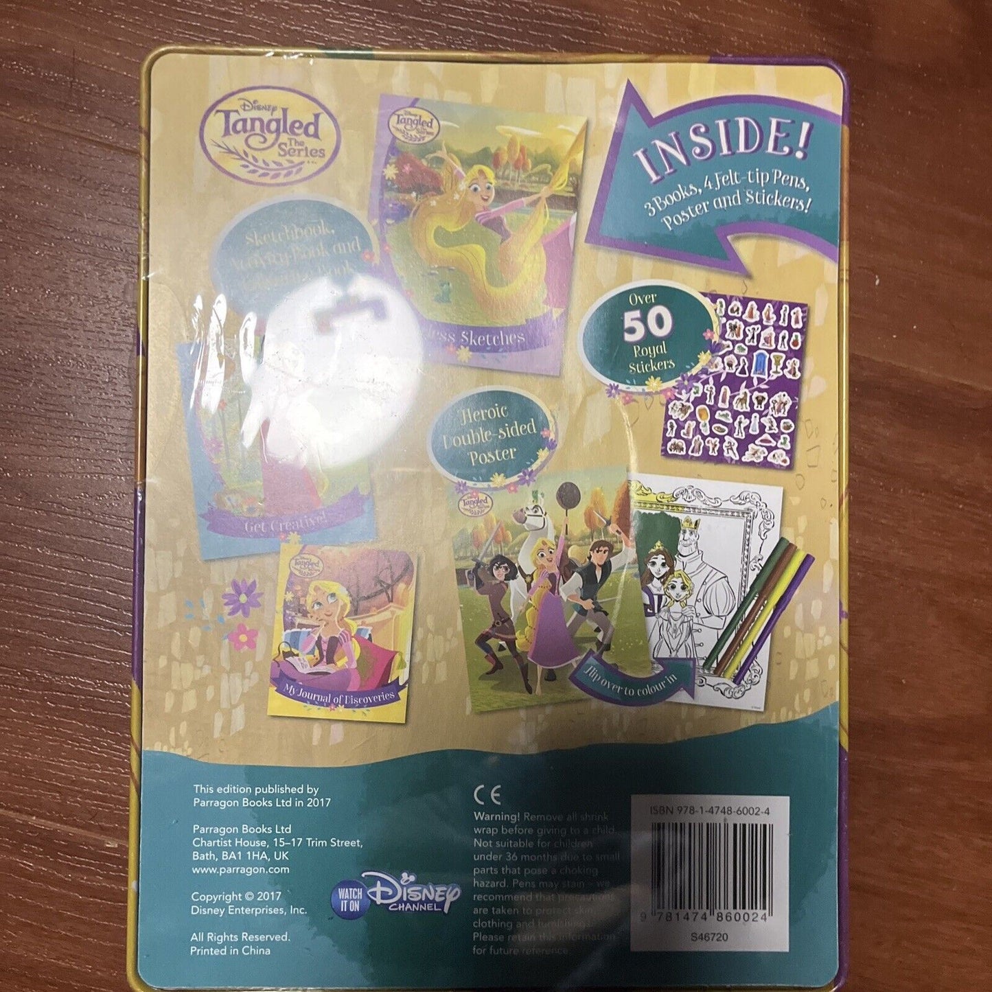 Disney Tangled The Series Happy Tin by Parragon Books Ltd *New Sealed*