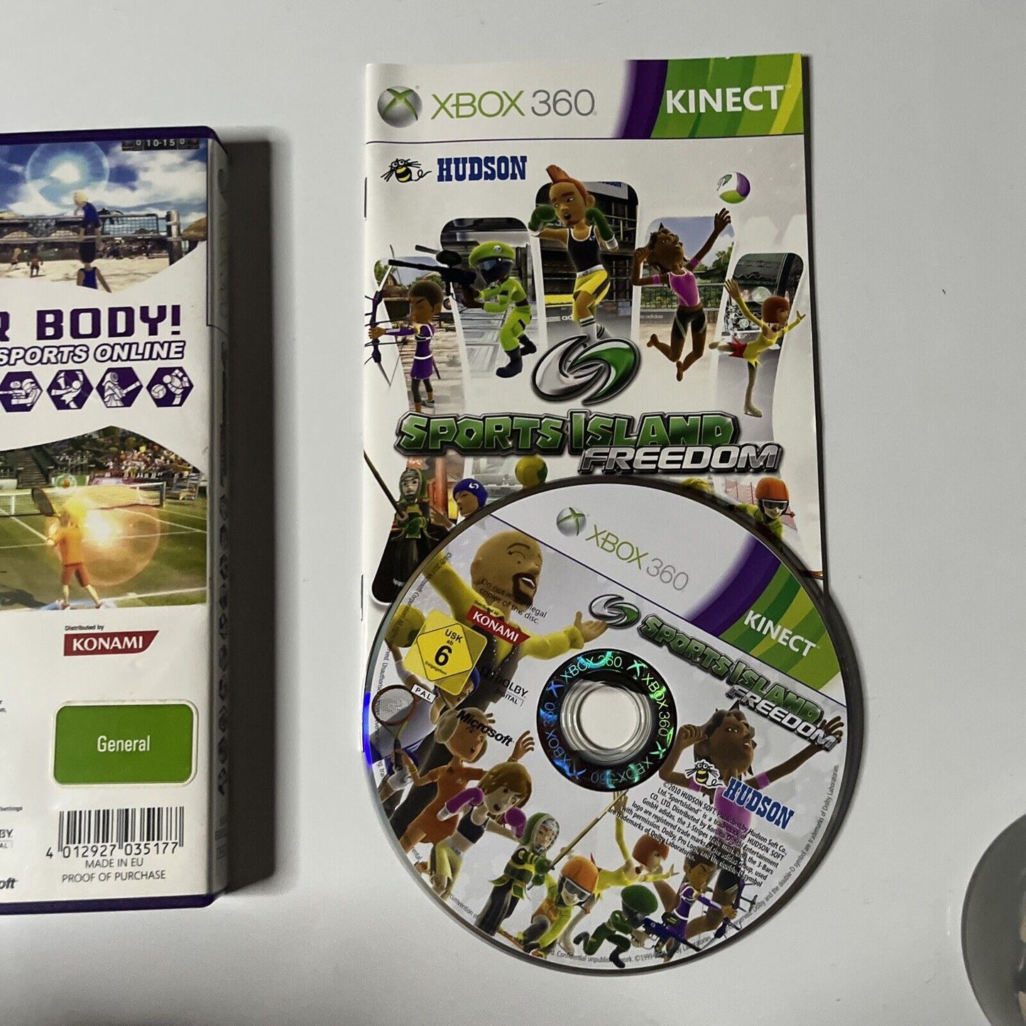 Sports Island Freedom - Xbox 360 Kinect With Manual PAL