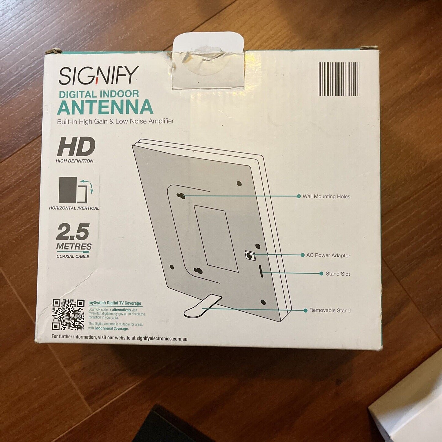 Signify Digital Indoor Antenna Built-in High Gain & Low Noise Amplifier