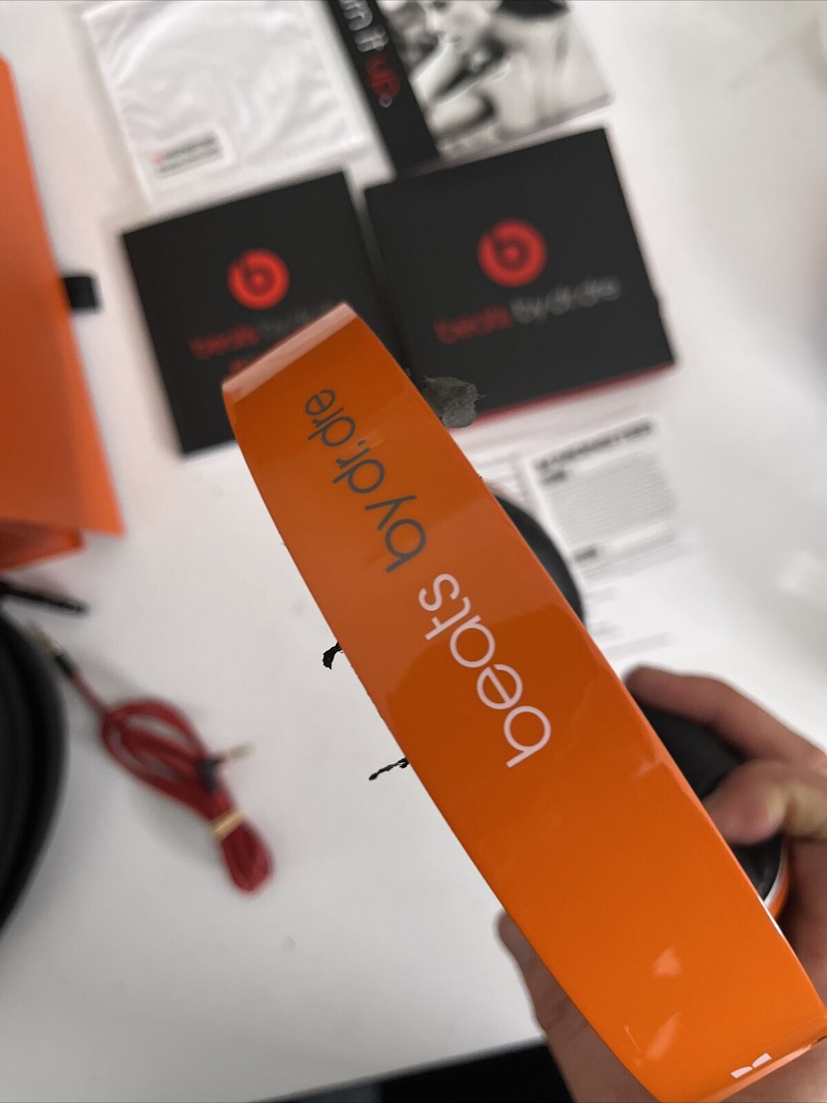 Beats by Dr. Dre Studio Headphones Monster Orange with Case