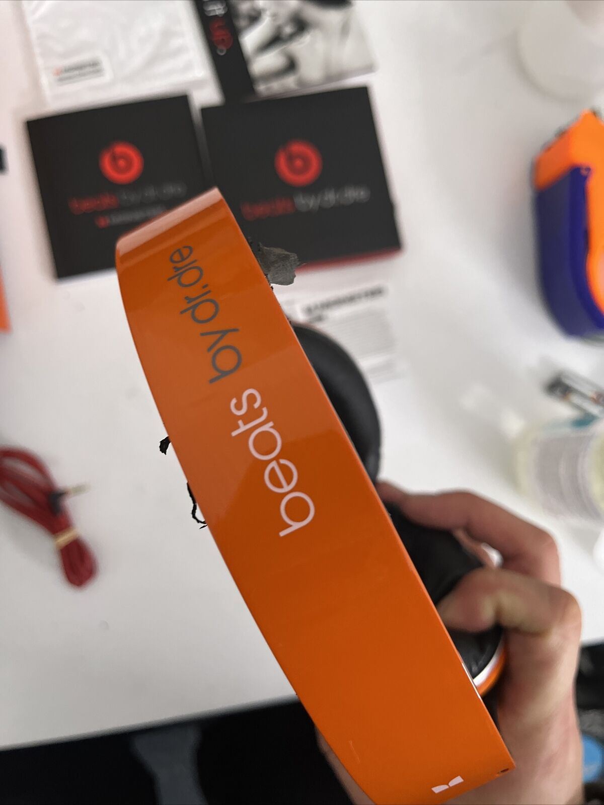 Beats by Dr. Dre Studio Headphones Monster Orange with Case