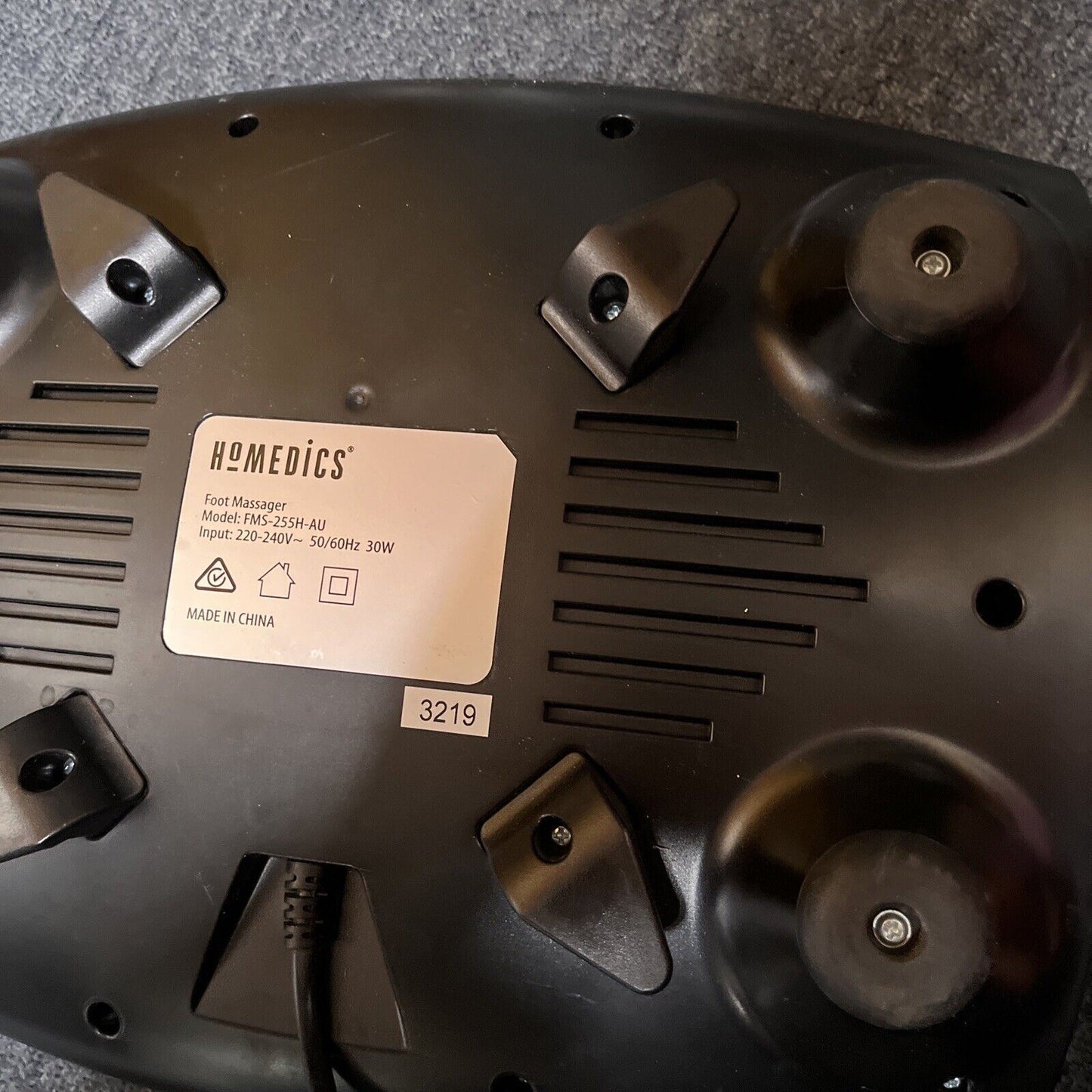 HoMedics FMS-255H-AU Shiatsu Elite Foot Massager with Heat - Black