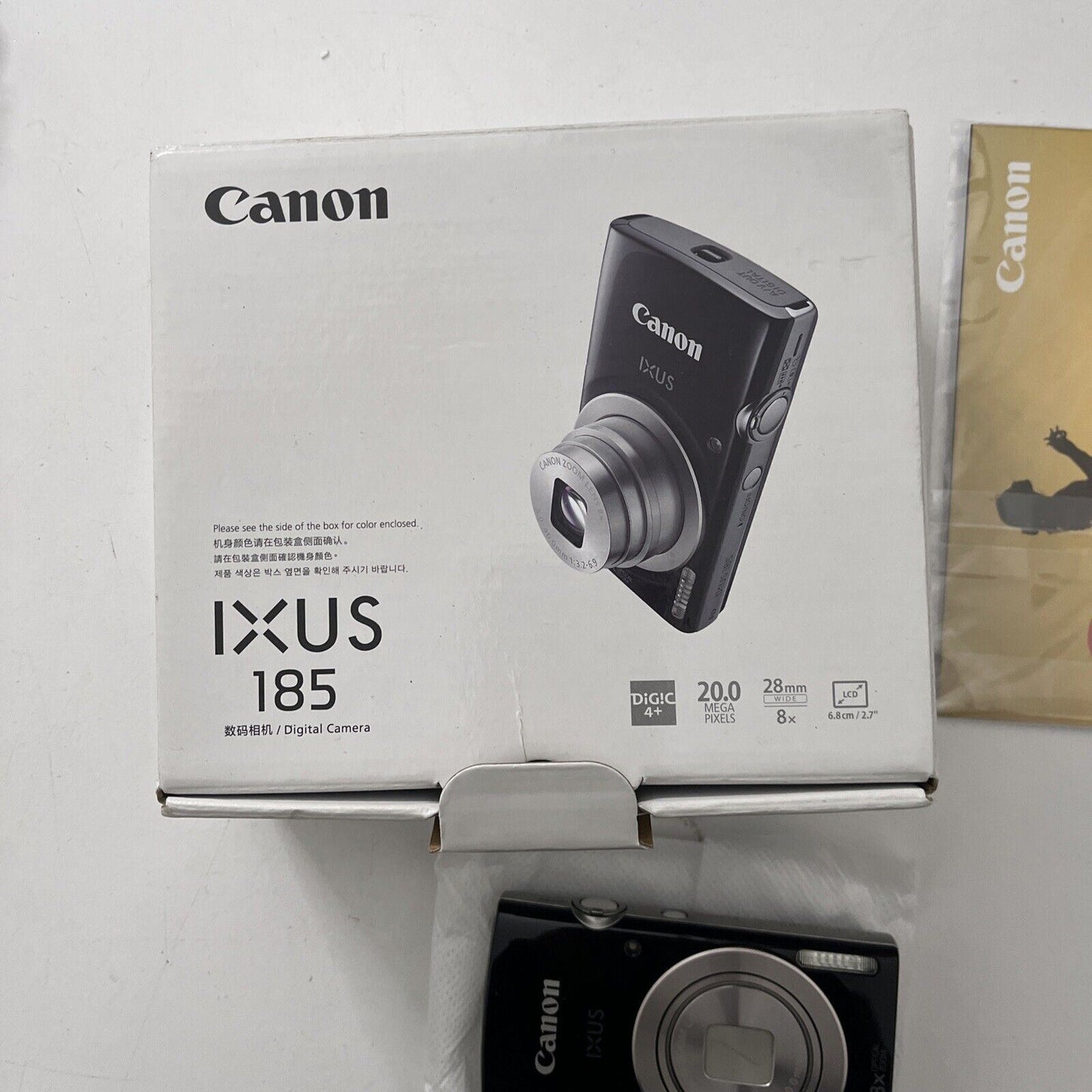 Canon IXUS 185 20.0 MP Digital Camera - Black