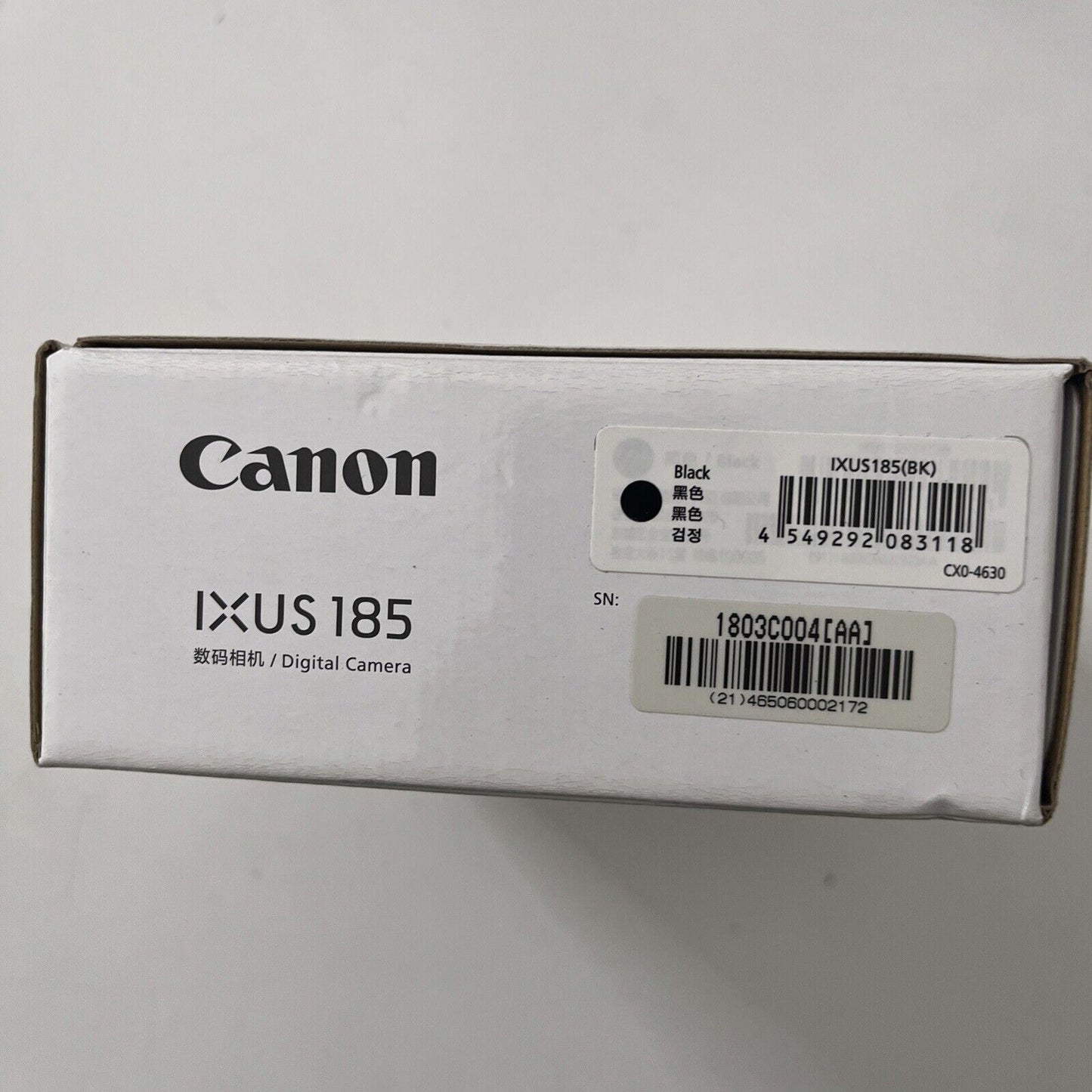 Canon IXUS 185 20.0 MP Digital Camera - Black