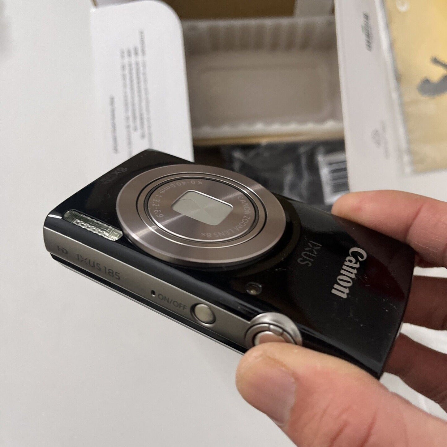 Canon IXUS 185 20.0 MP Digital Camera - Black