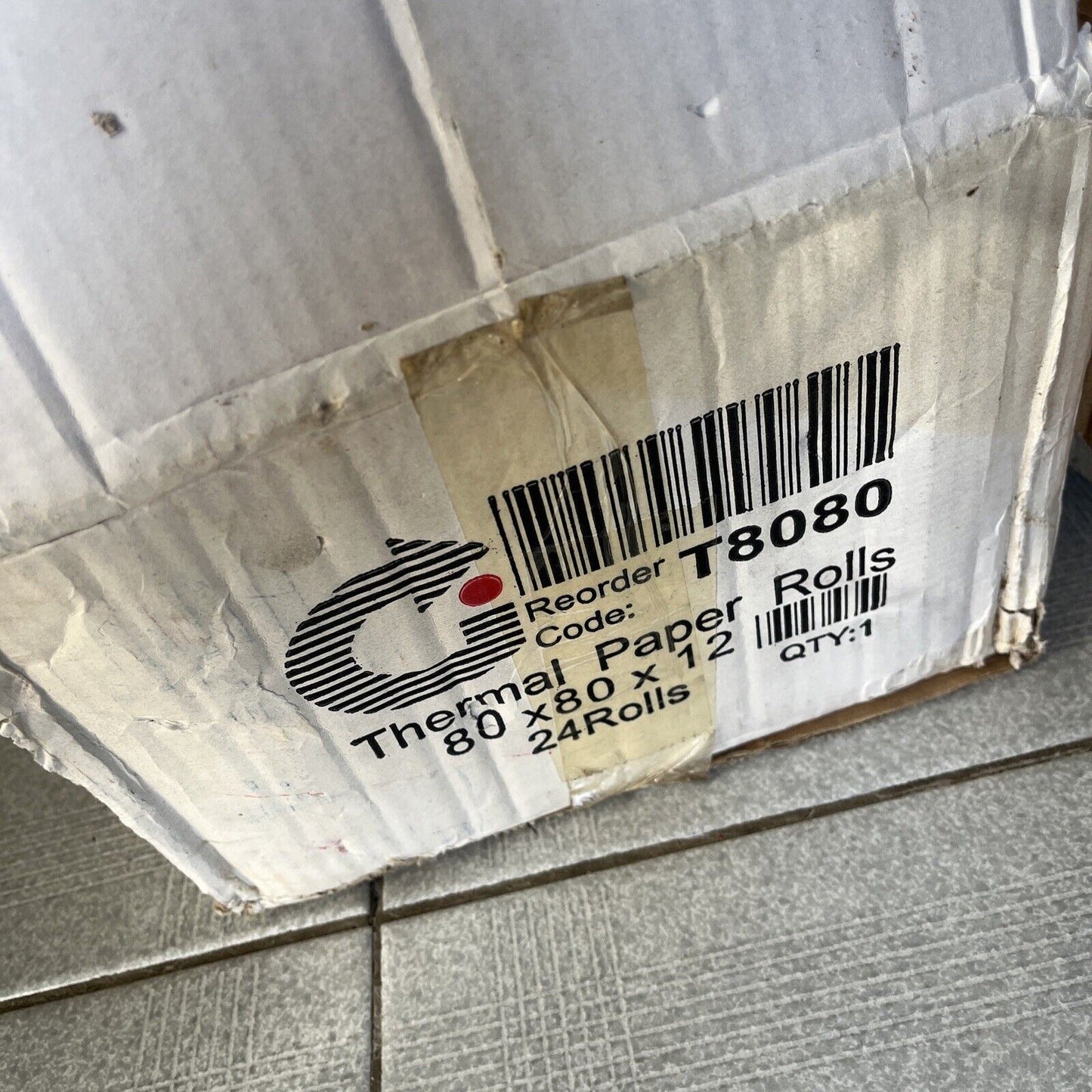 46x Rolls Thermal Paper Rolls 80x80x12