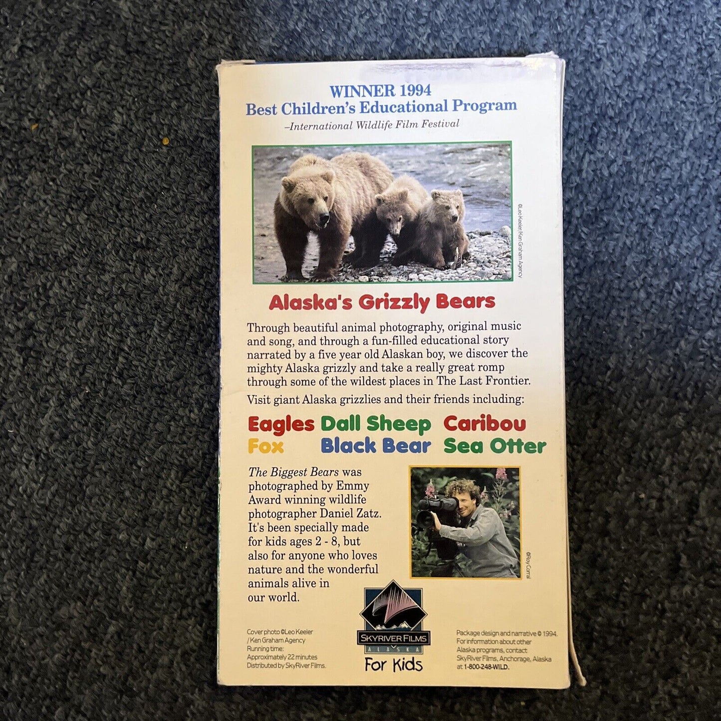 The Biggest Bears! (VHS, 1994) PAL