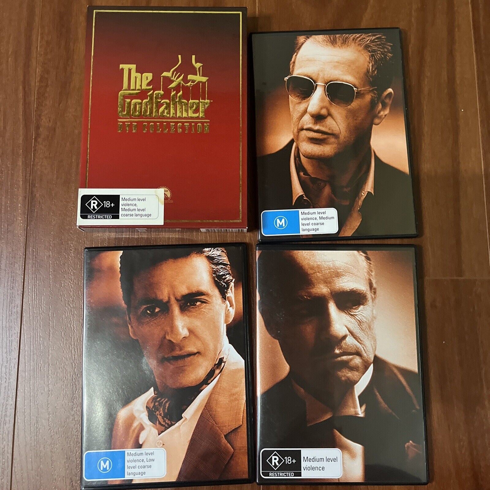 The Godfather DVD Collection: Godfather 1,2,3 (DVD, 1972, 4-Disc 