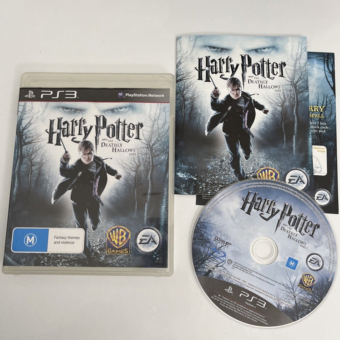 Harry Potter and the Deathly Hallows Part 1 - PS3 Sony PlayStation 3 Manual