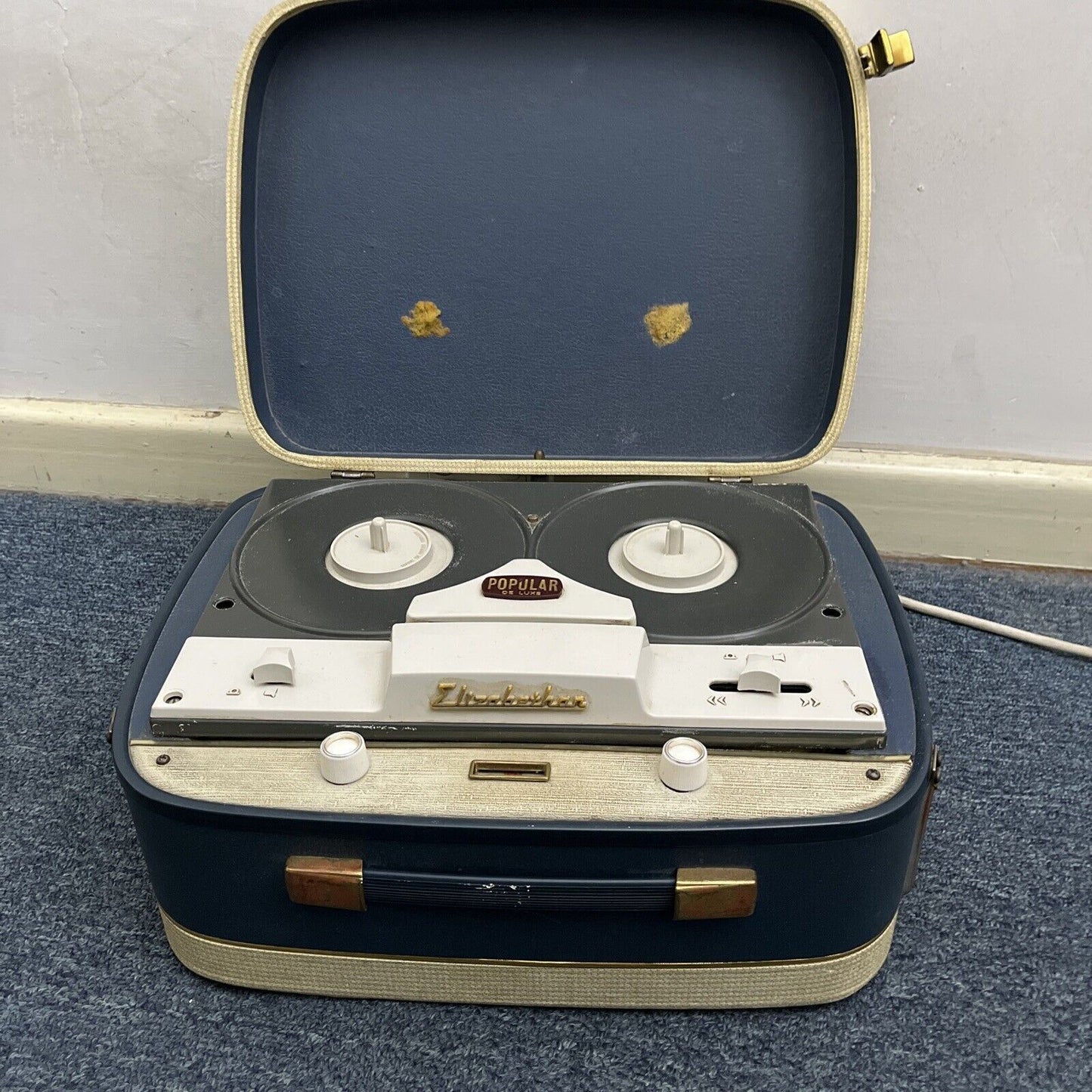 Elizabethan Popular Deluxe Recorder Tape *for parts or repair*