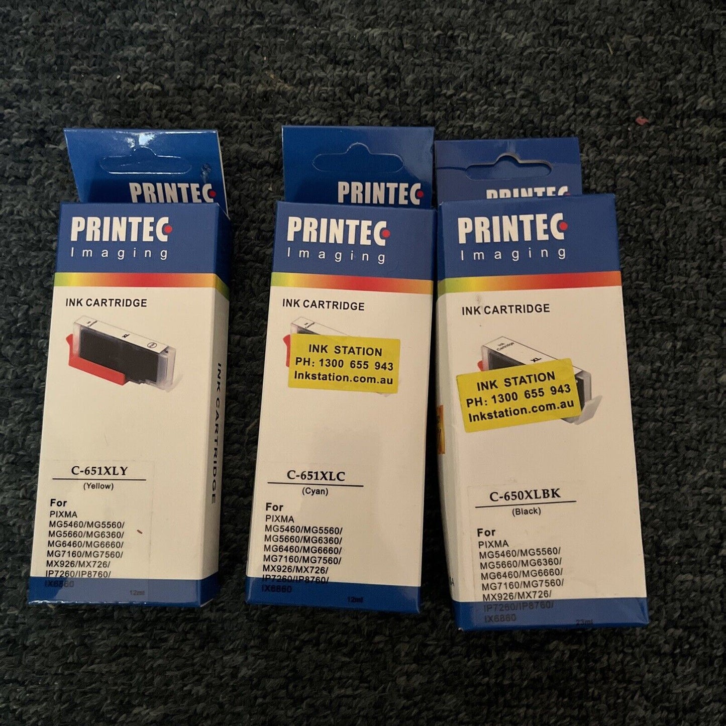Yellow Cyan Black Ink Cartridge for Pixma MG5460