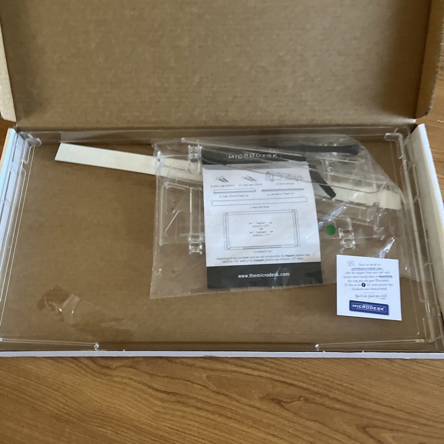 Microdesk Writing Platform for Keyboard Work Keyboard Accessory *Never Used*