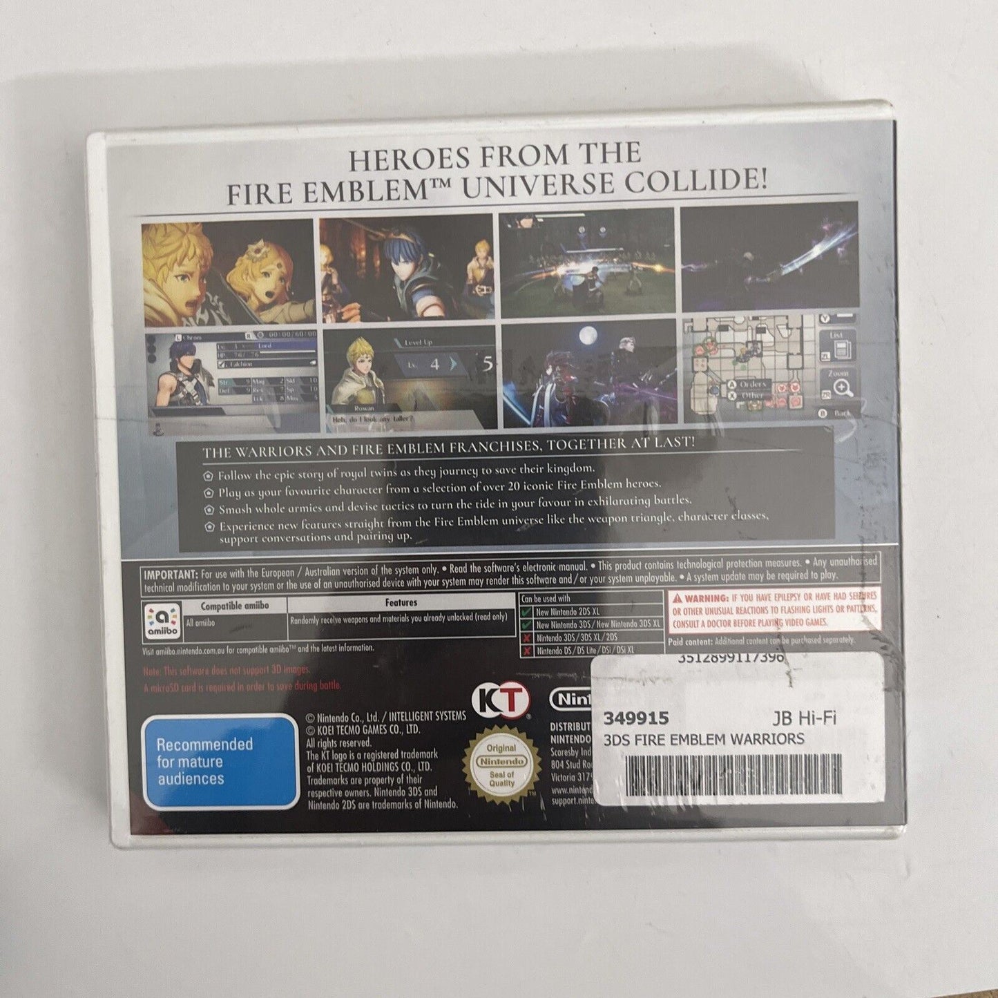 *New Sealed* Fire Emblem Warriors Nintendo 3DS Australian Version