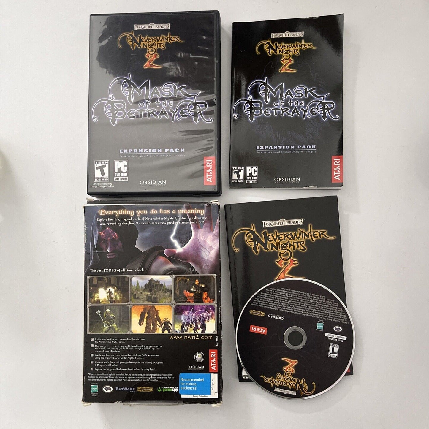 NeverWinter Nights 2 & Mask Of The Betrayer Expansion PC DVD-ROM
