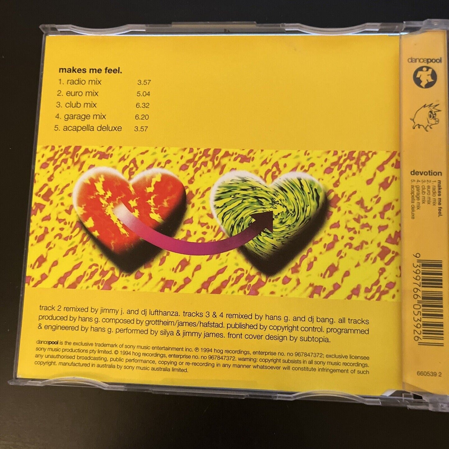 Devotion - Makes Me Feel (CD, 1994)