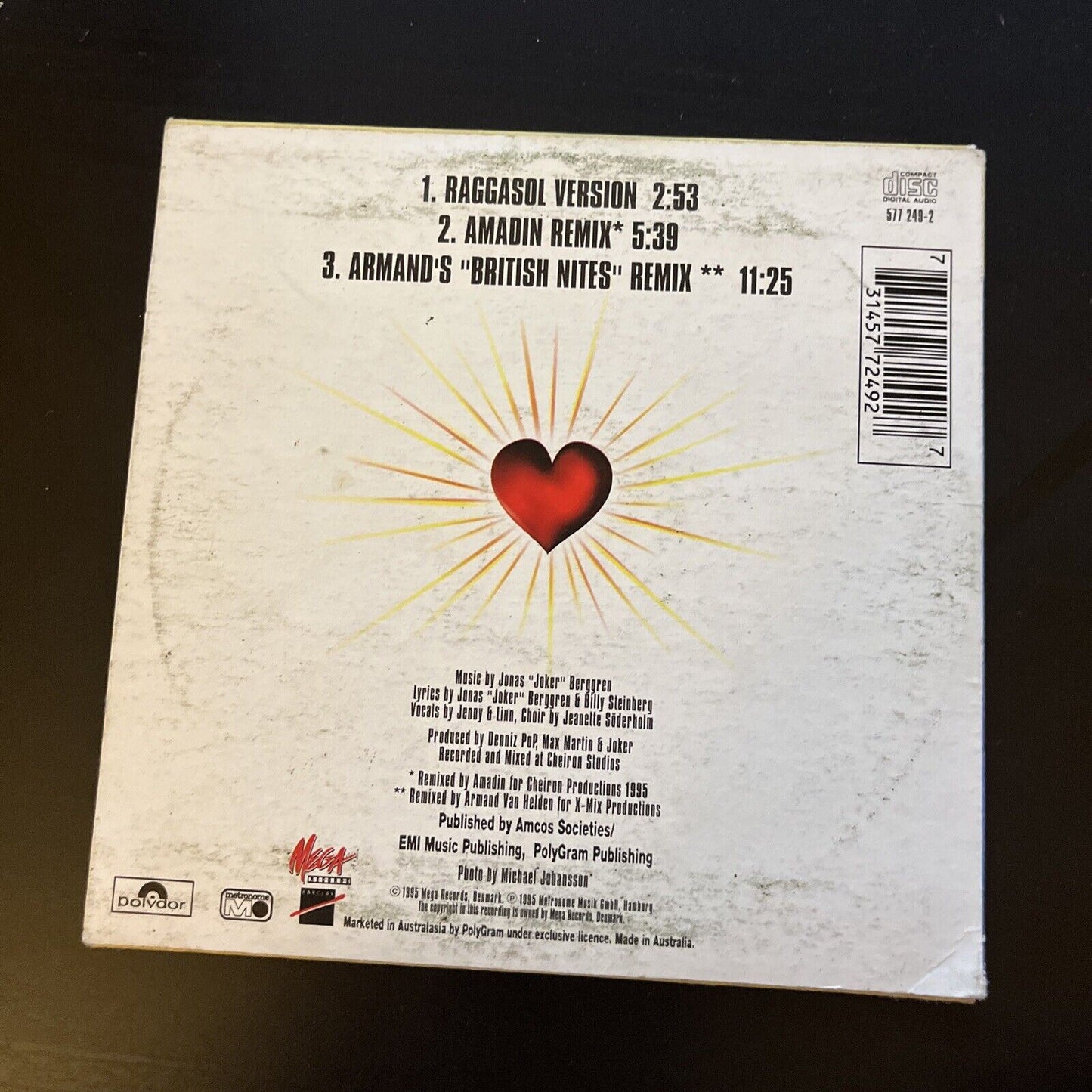 Ace Of Base – Lucky Love (Remixes) (CD, 1995)