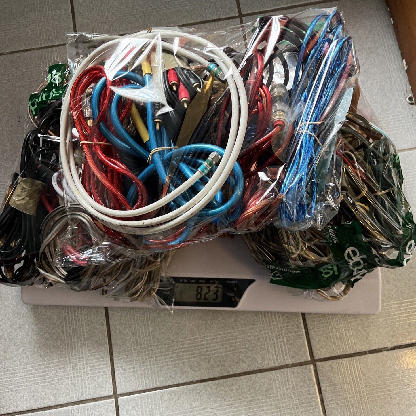 Bulk Lot 8.3kg Of Car Audio Cables & Car Audio Fuse Cables