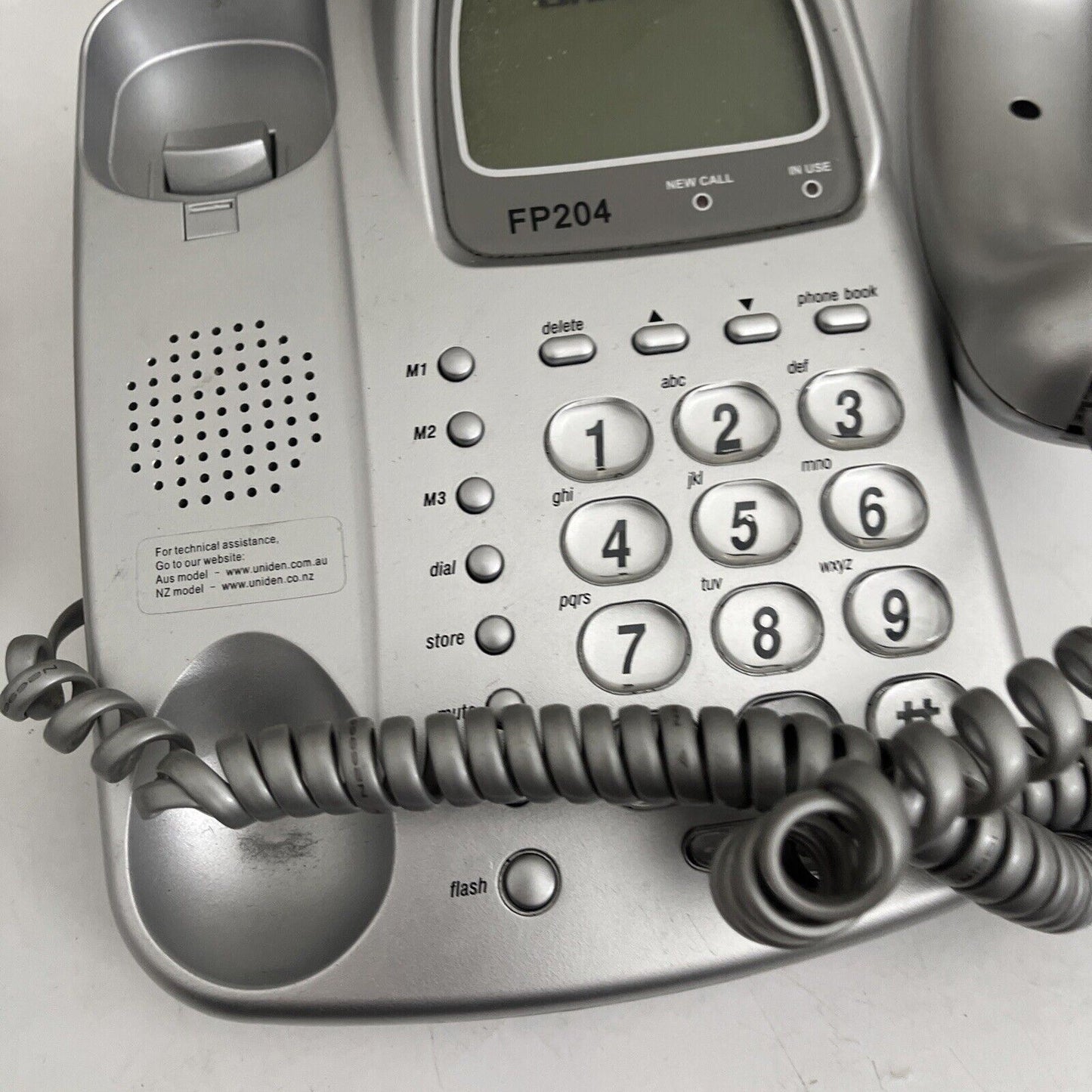 Uniden FP204 Wired Landline Phone with Speakerphone NBN Compatible