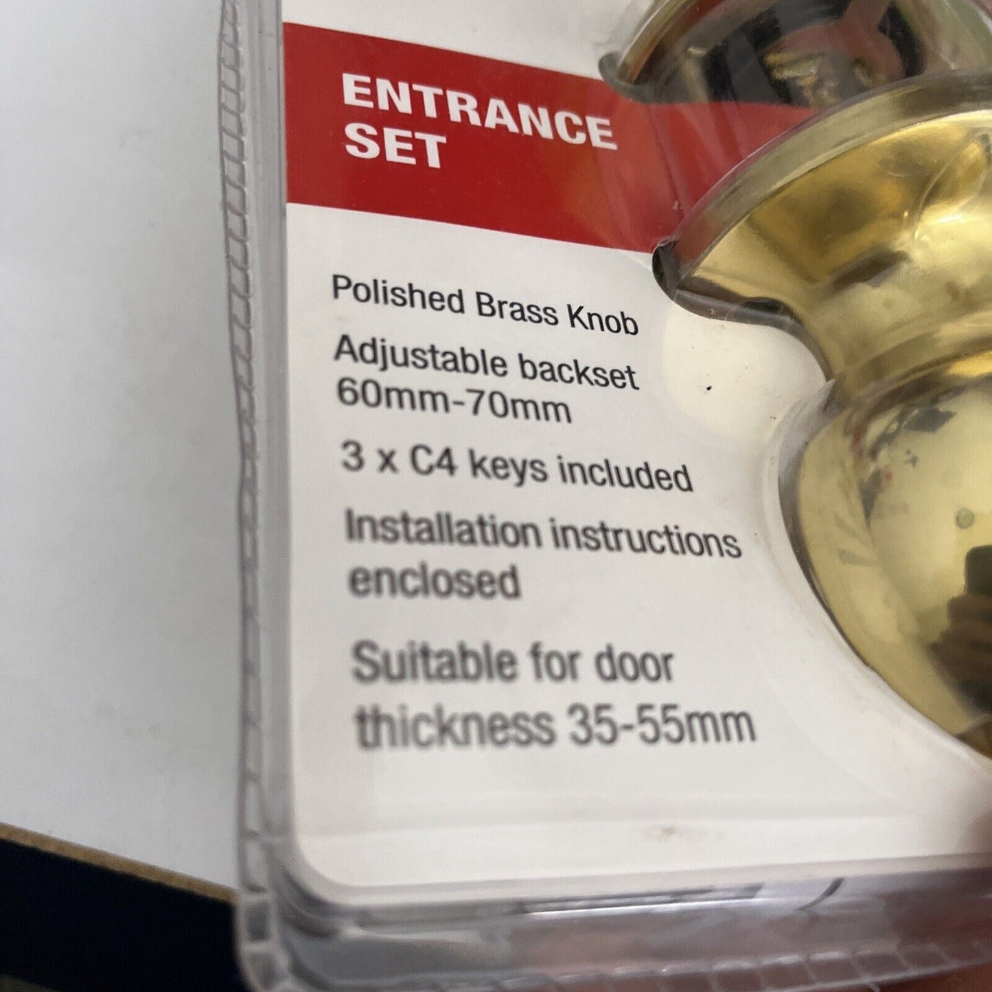 Ikonic Entrance Set Polished Brass Set *New Sealed*