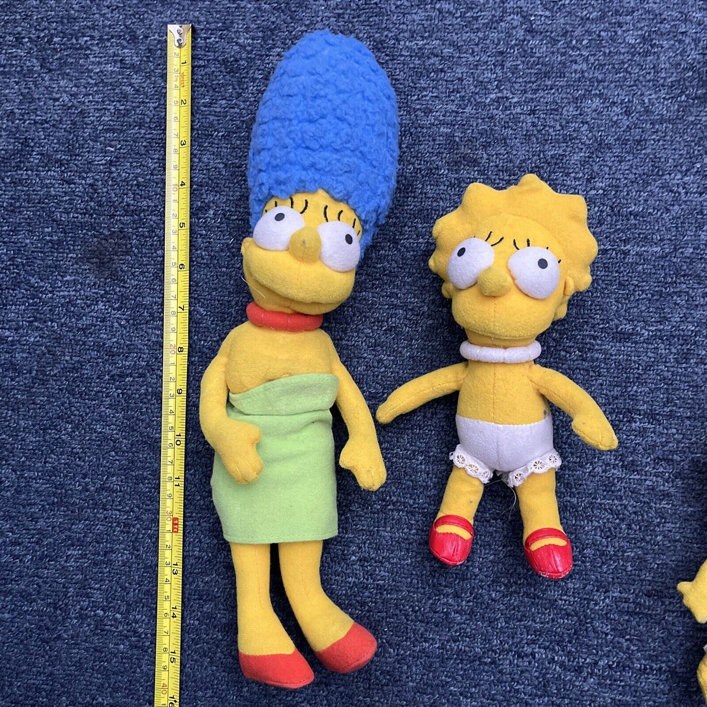 5x Simpsons Plush Toy: Ralph, Maggie 2003, Marge 2003, Bart 2005, Maggie 2003