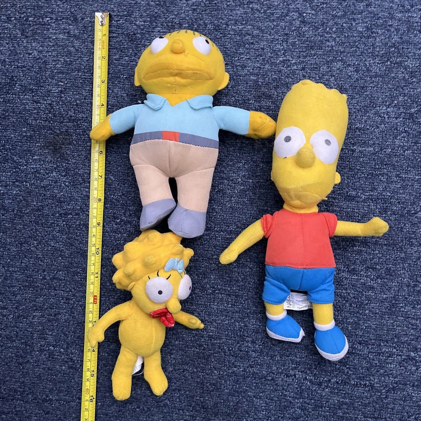5x Simpsons Plush Toy: Ralph, Maggie 2003, Marge 2003, Bart 2005, Maggie 2003