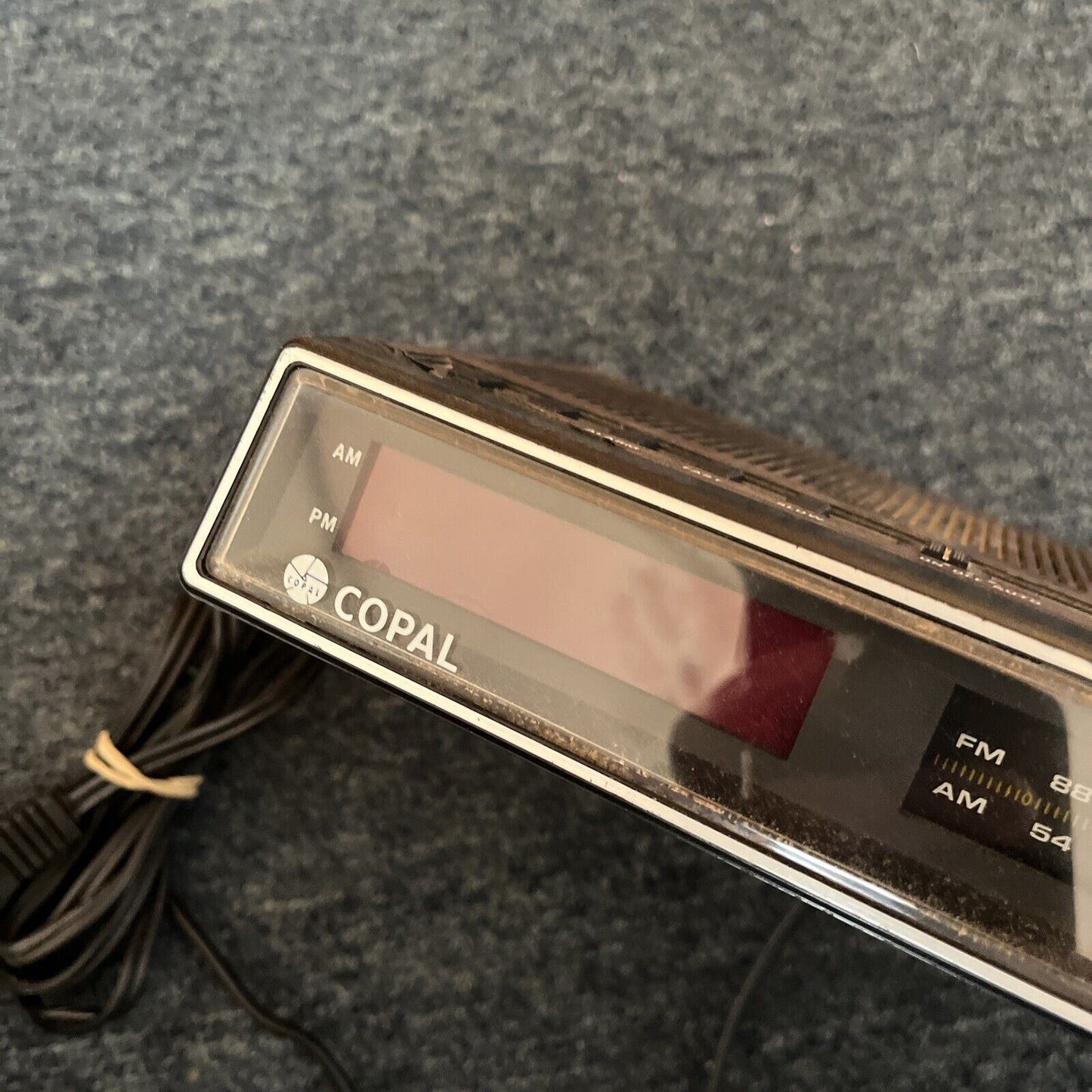 Copal Alarm Clock AM/FM Radio RD-181 *for parts or repair only*