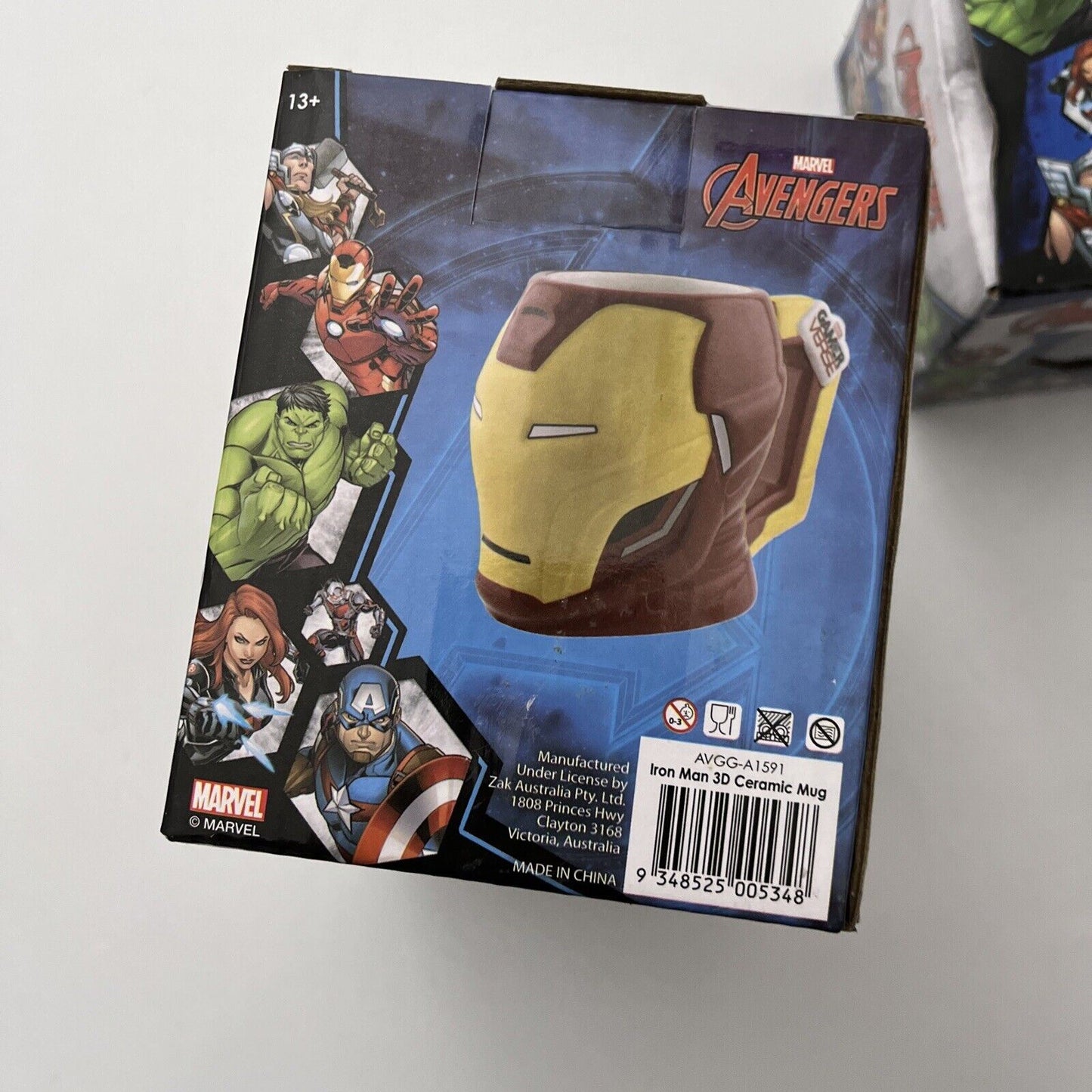 Star-Lord, Iron Man & Captain America Marvel 3D Ceramic Mug