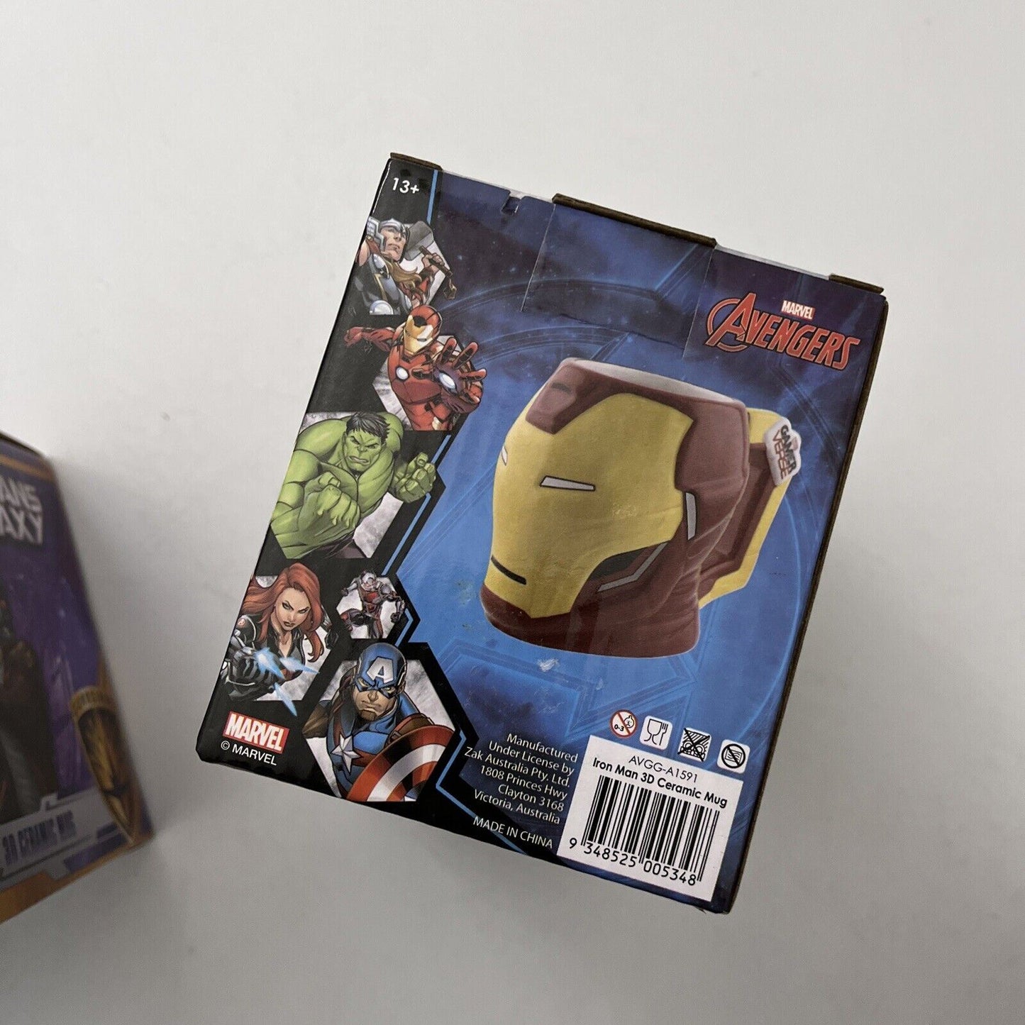 Iron Man & Star-Lord Guardians of the Galaxy Marvel 3D Ceramic Mug