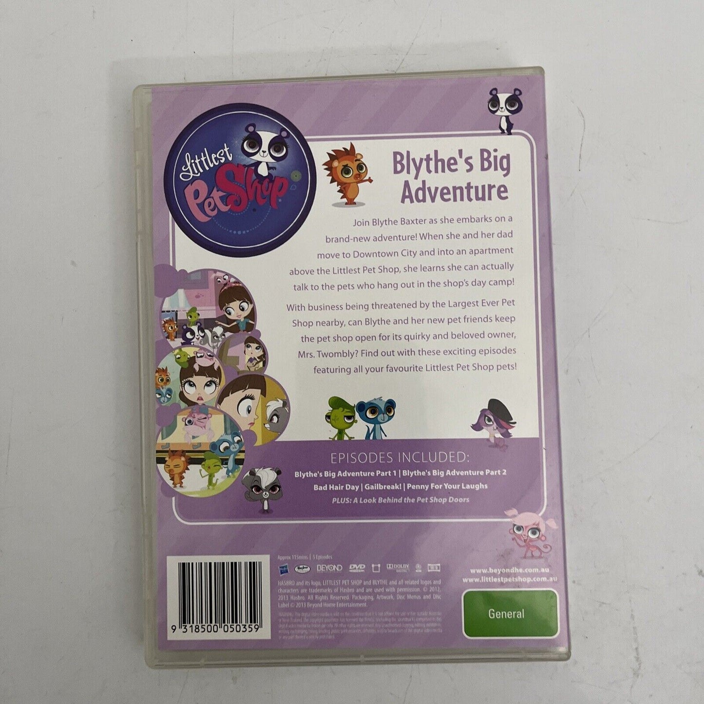 Littlest Pet Shop - Blythe's Big Adventure (DVD, 2012) Region 4