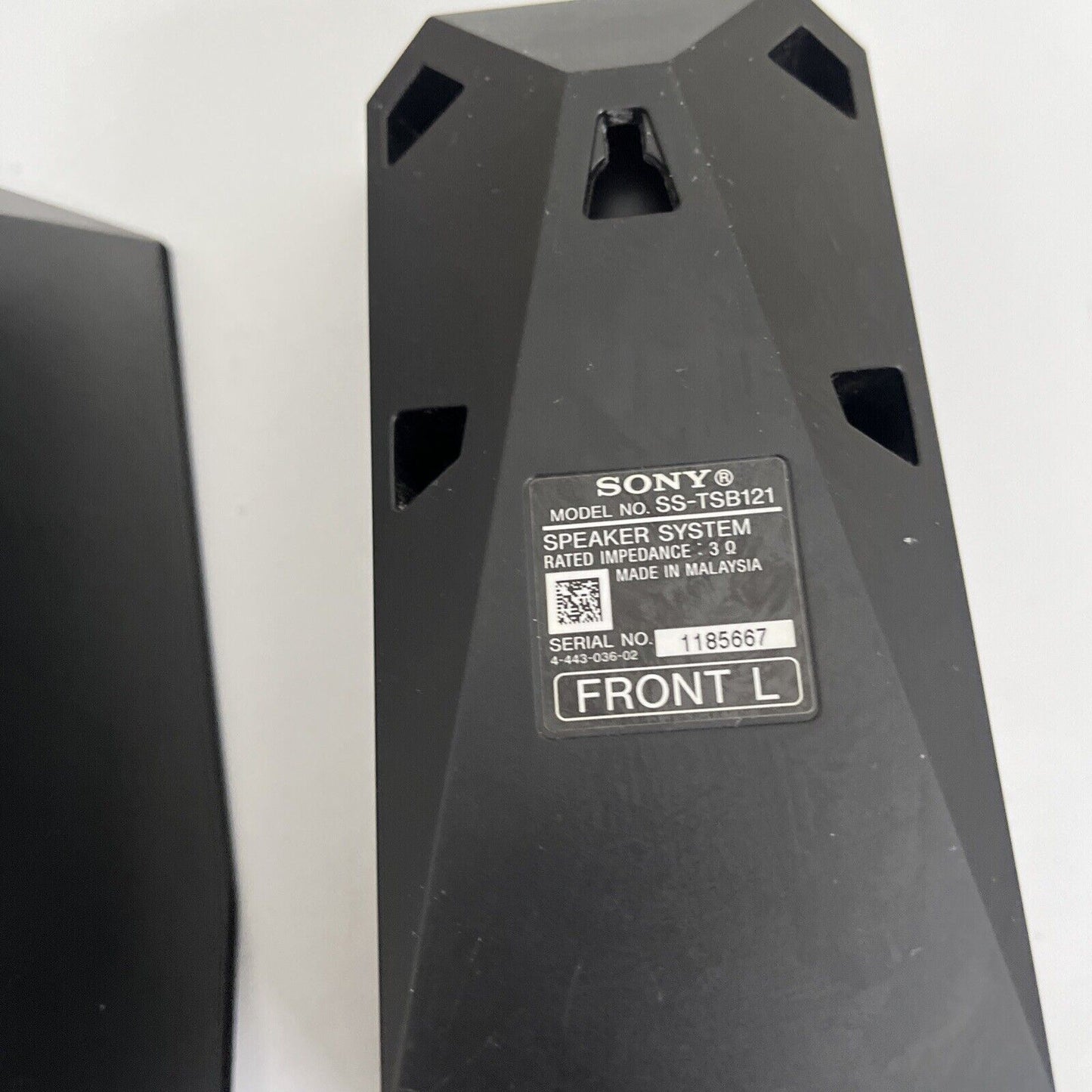 2x Sony SS-TSB121 Speaker (Surround Left & Front L) For 5.1 Home Theater System