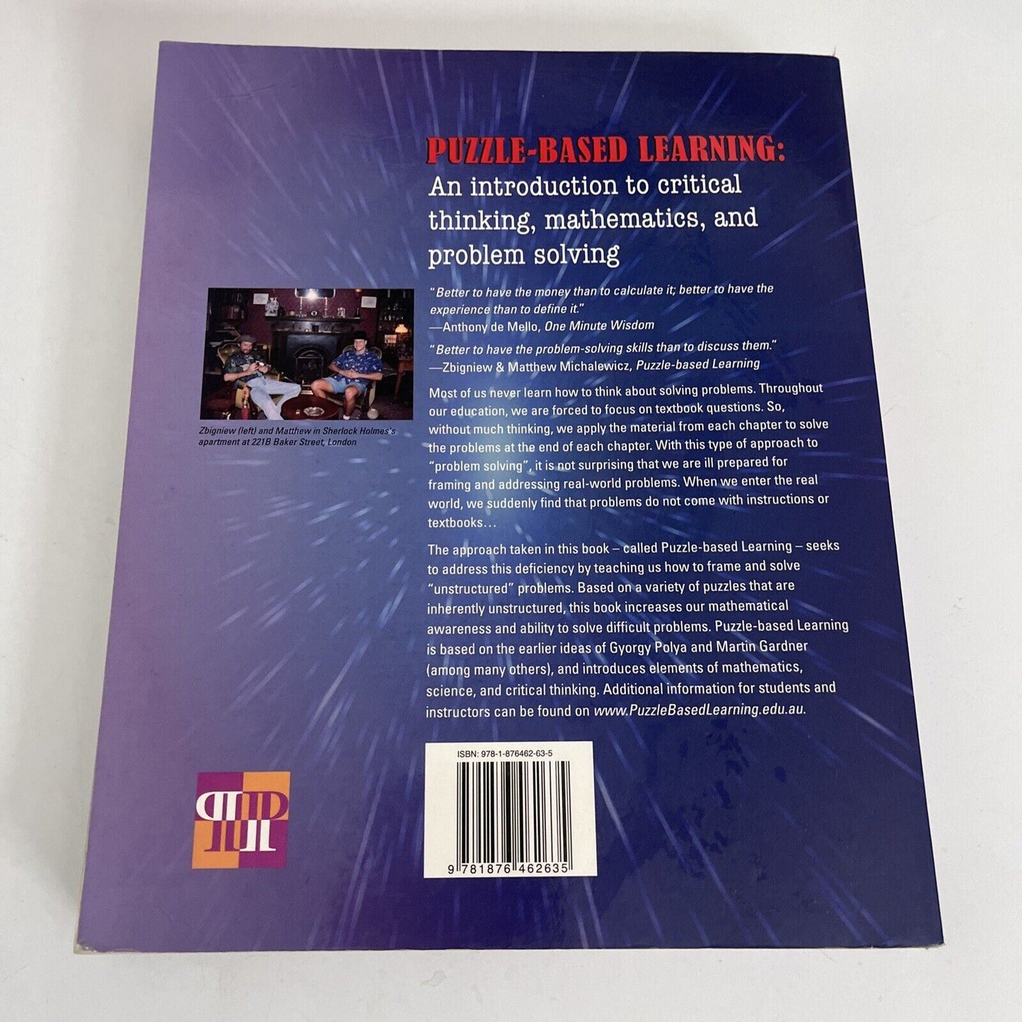 Puzzle-based Learning: Introduction to Critical Thinking by Matthew Michalewicz